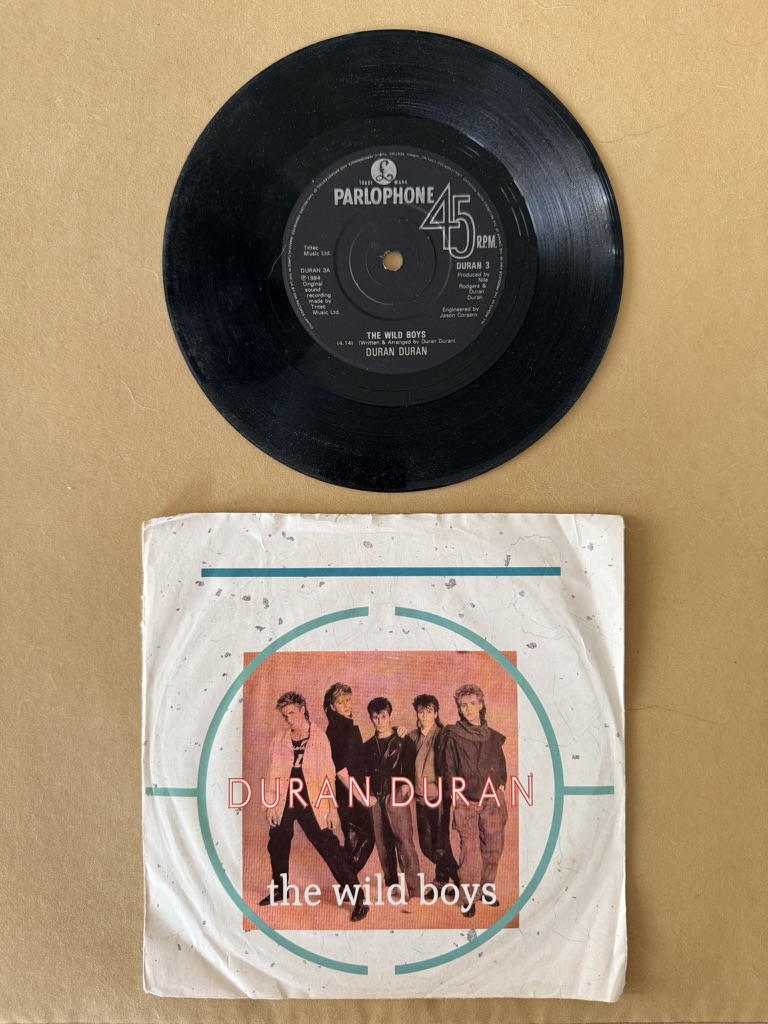 Duran Duran The Wild Boys 45 RPM Vinyl Single 7" record