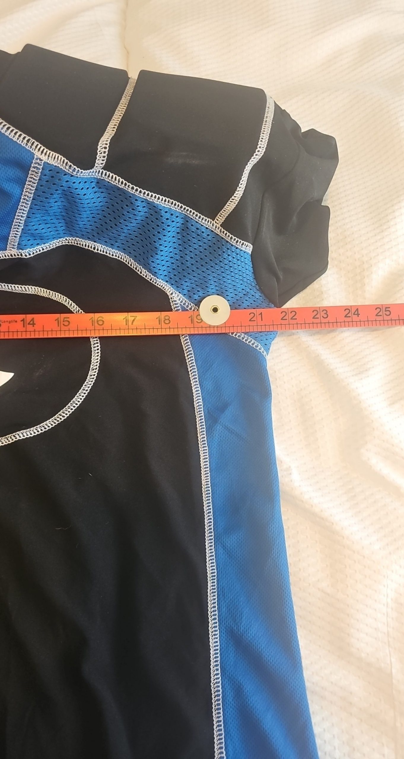 Canterbury Black & Blue Compression Rugby Shirt XL image 3
