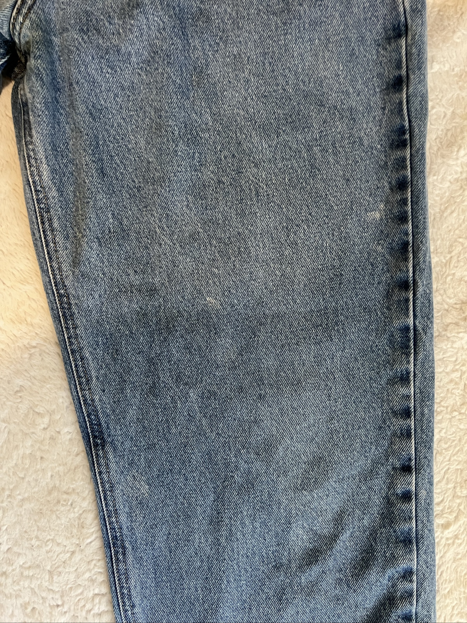 Carhartt Men's W36 L36 Blue Straight Leg Denim Jeans Durable Workwear image 9