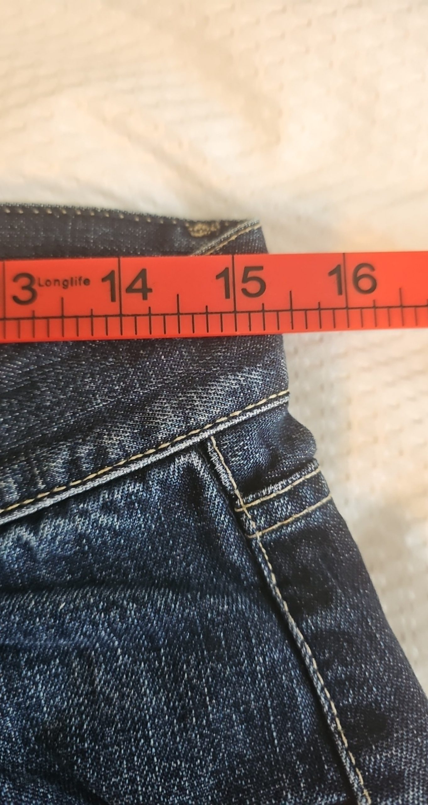 Timberland Blue Denim Jeans Men Size 31 Button Fly image 4