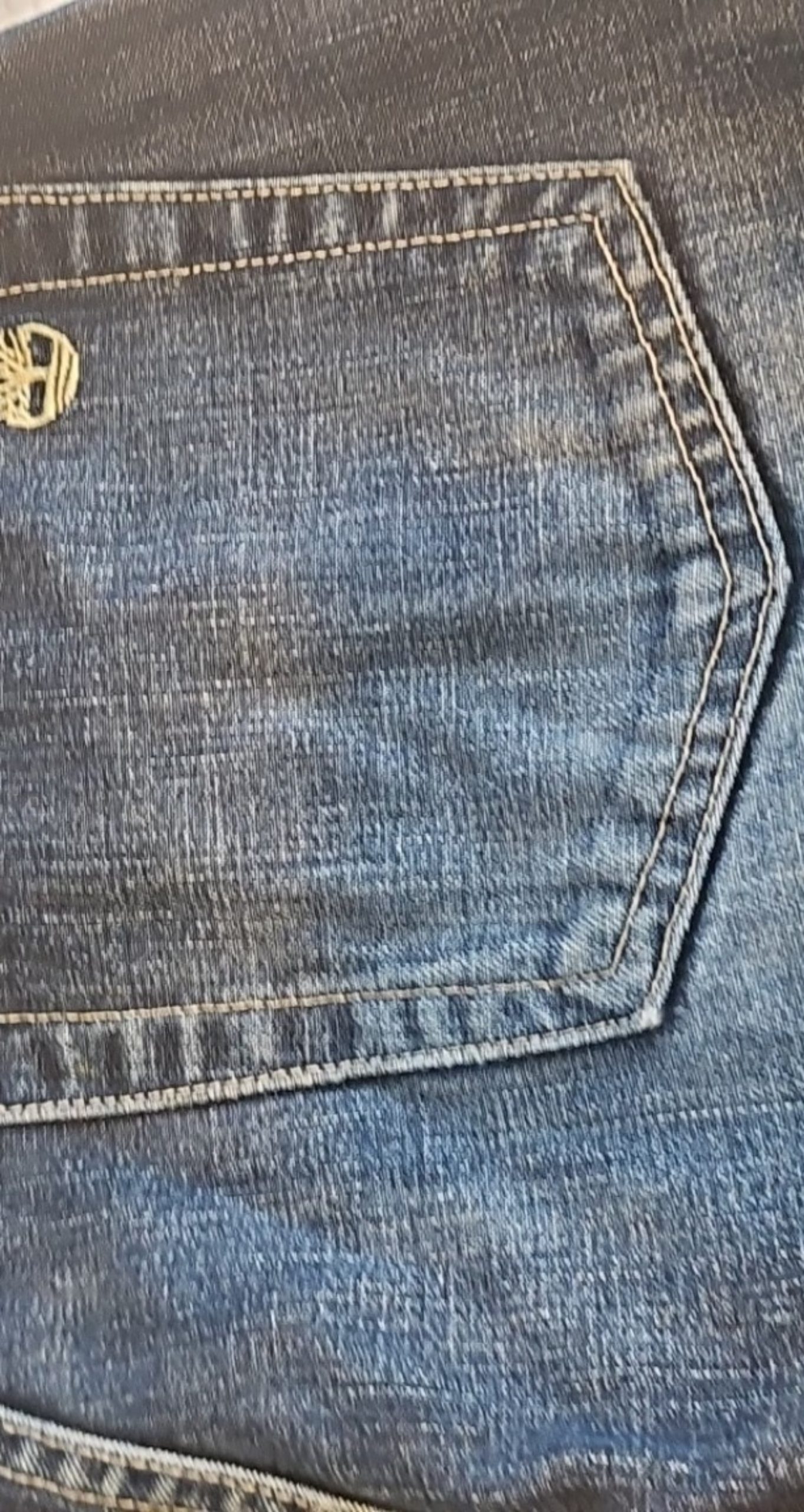 Timberland Blue Denim Jeans Men Size 31 Button Fly image 7