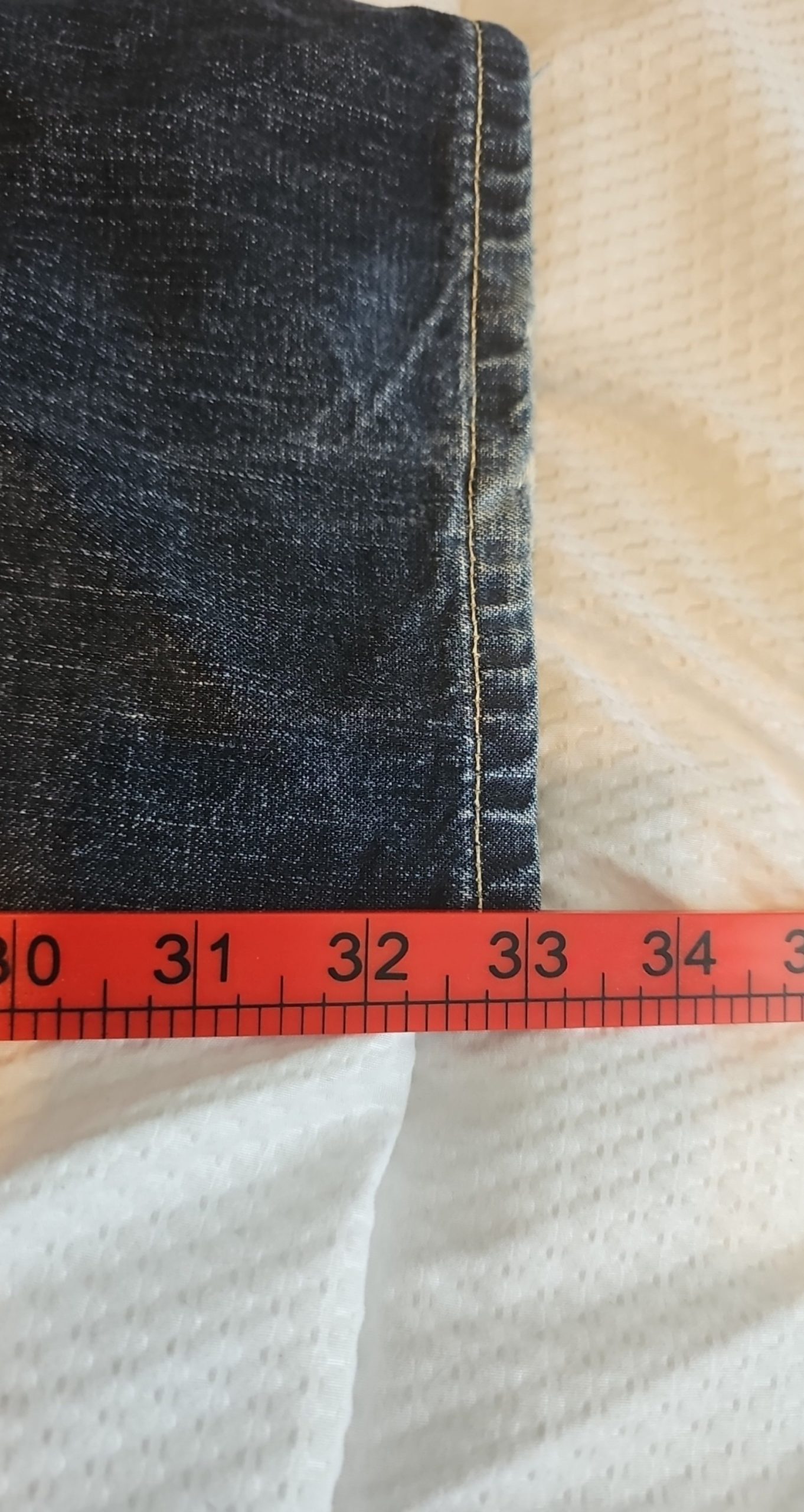 Timberland Blue Denim Jeans Men Size 31 Button Fly image 8