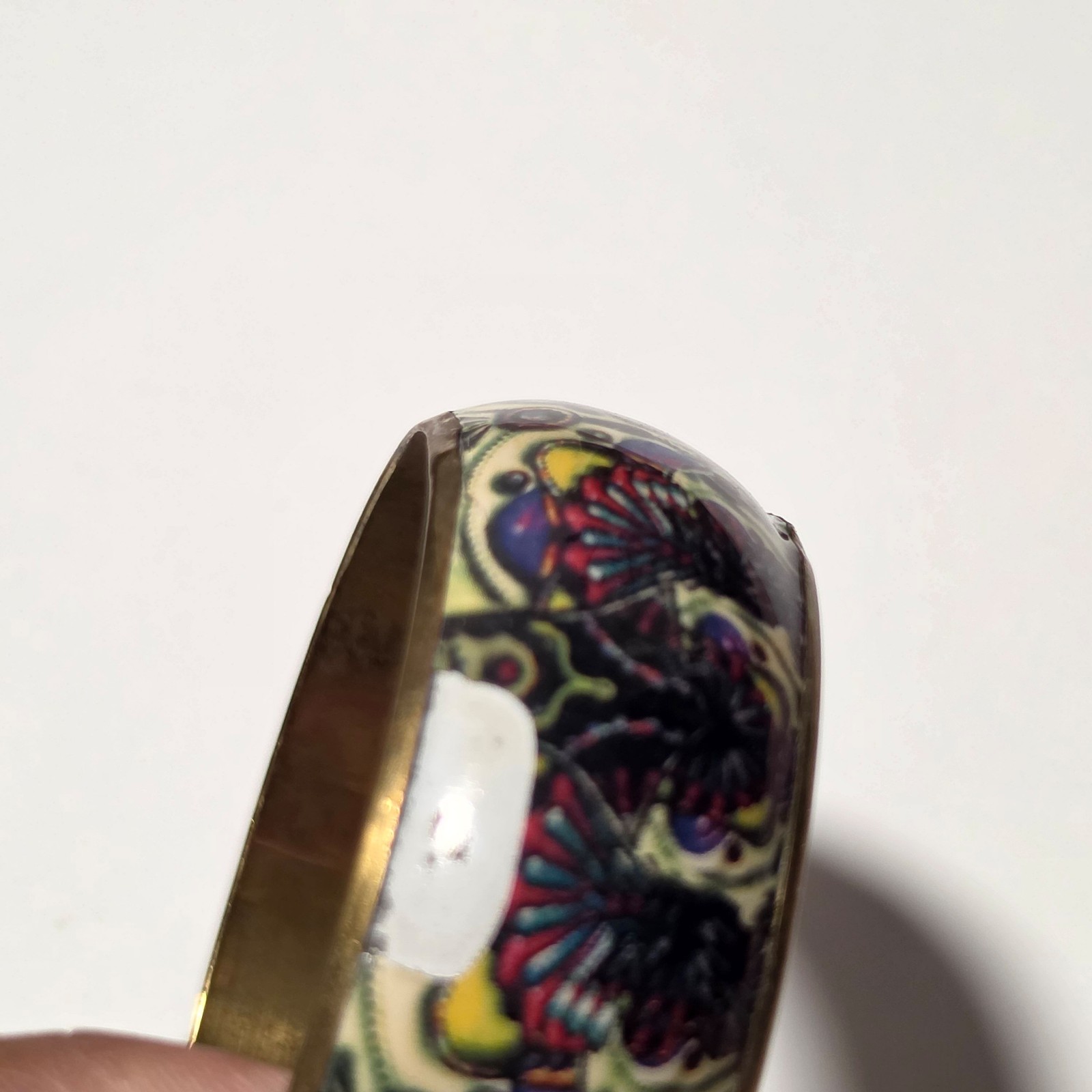 Multi-Coloured Elephant & Floral Pattern Bangle set image 5