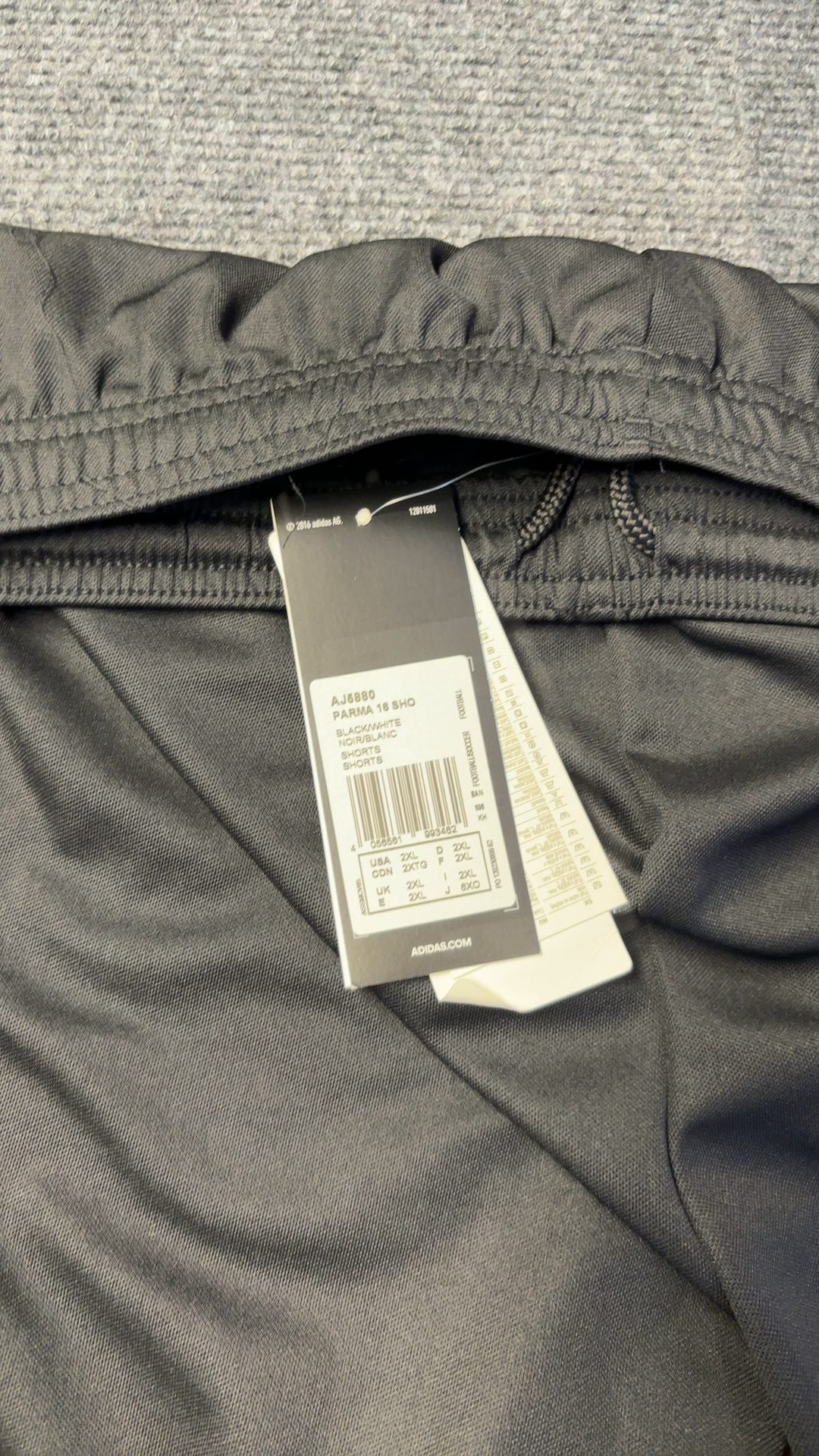 Adidas Black Climate Shorts UK 2XL image 4