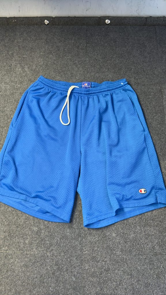 Champion Blue Mesh Sports Shorts Large Lightweight
