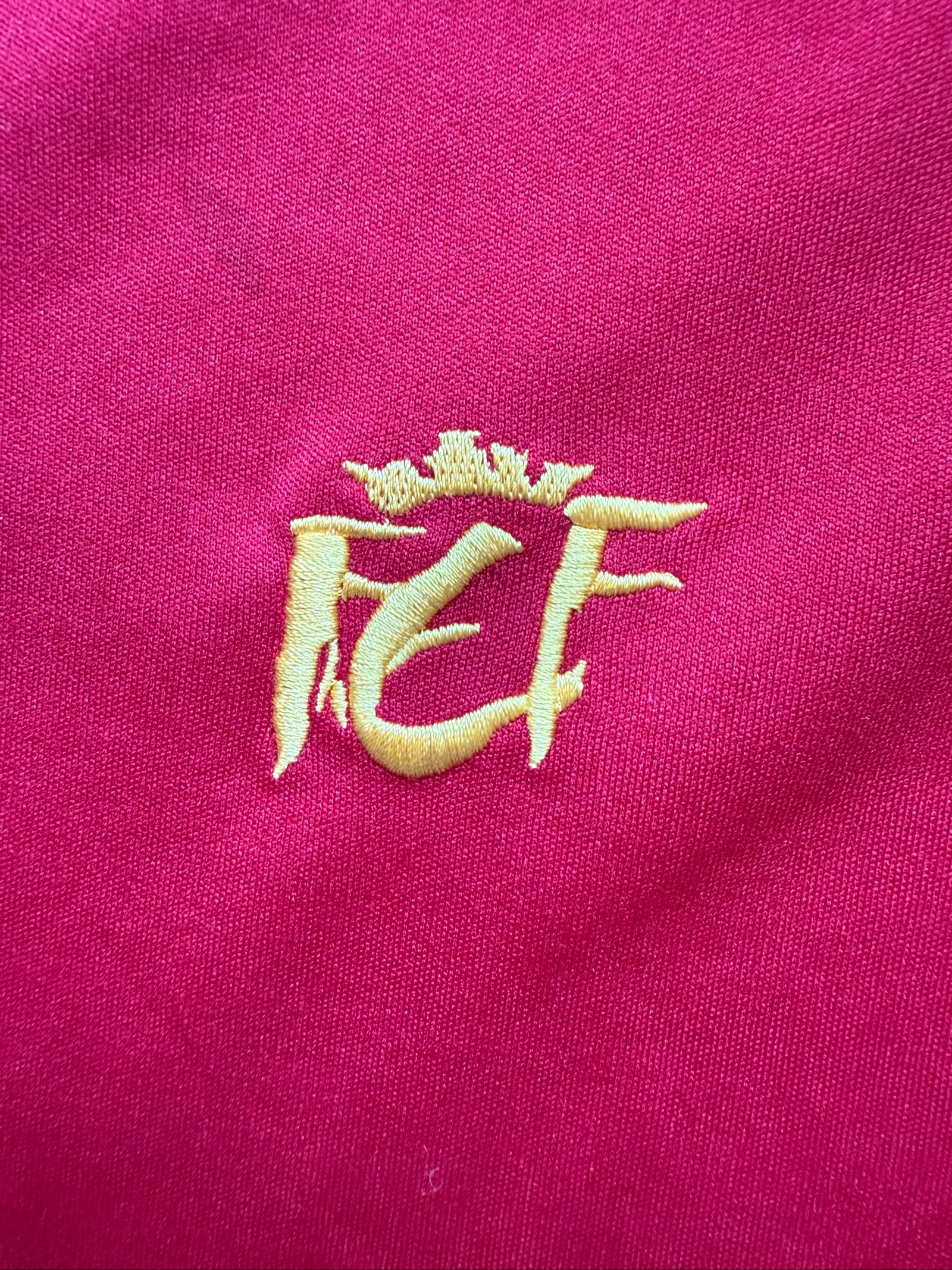 Official RFEF Spain Home Football Shirt Jersey Red Men’s Size S 17” Pit to Pit image 4