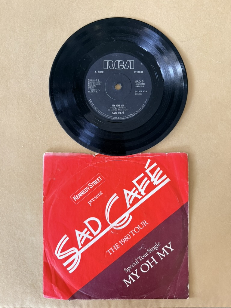 Sad Café Vinyl 7" Single My Oh My Special Tour 1980 record
