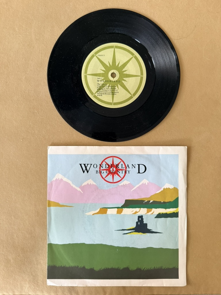 Big Country Wonderland & Giant Vinyl Single 7" record