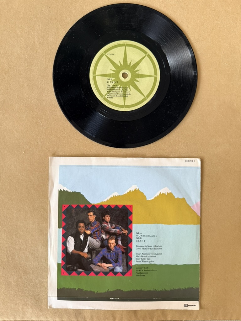 Big Country Wonderland & Giant Vinyl Single 7" record image 2