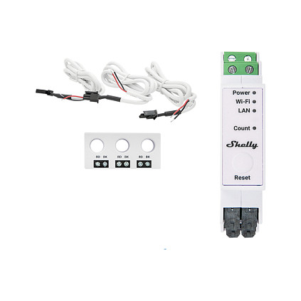 Shelly Pro 3EM-3CT63 energy cost meter