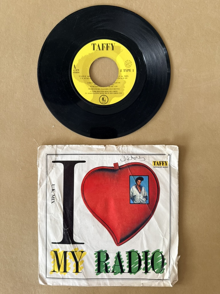 Taffy I Love My Radio Vinyl Record 7 inch single