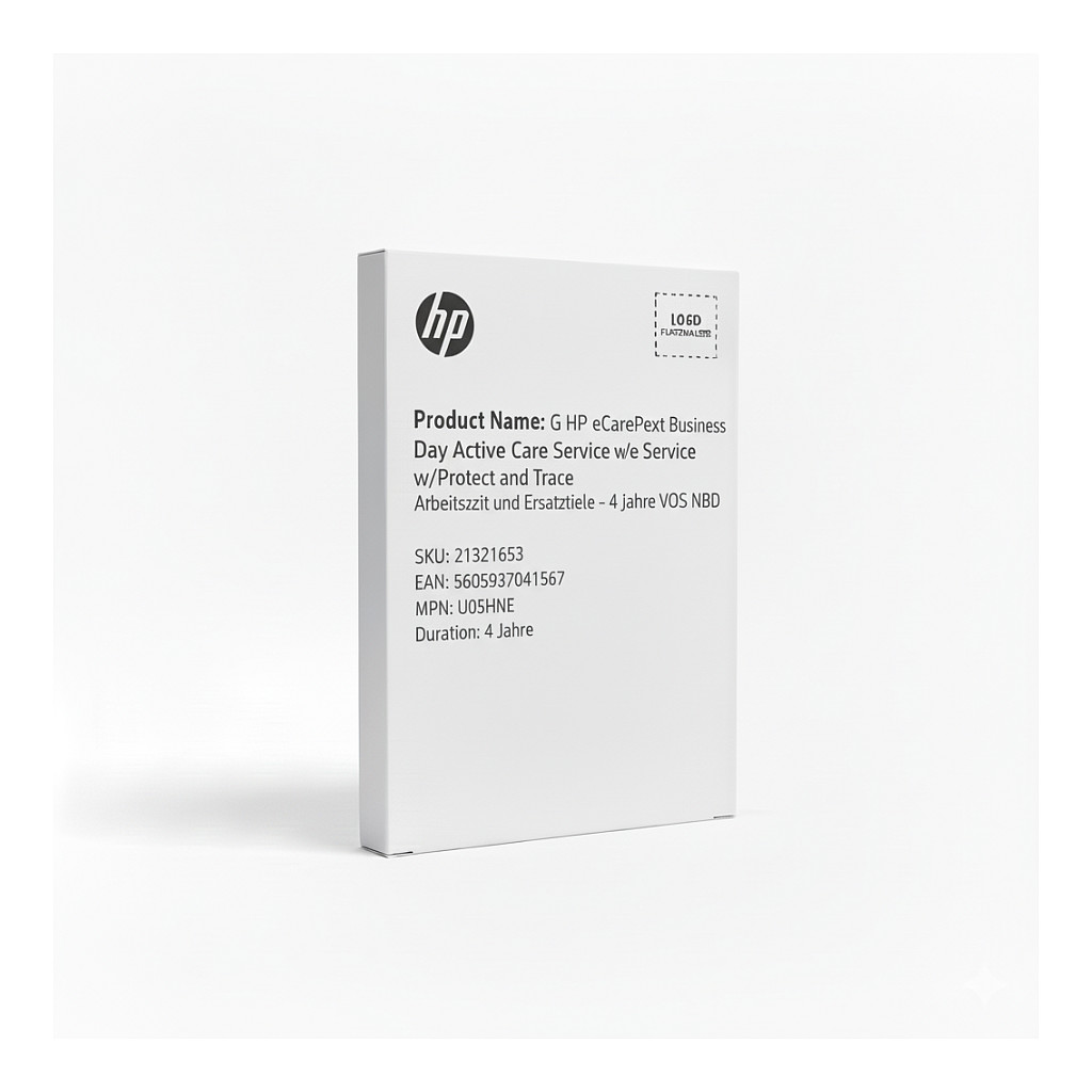 HP Business Day Active Care Service w/Protect & Trace 4 Jahre