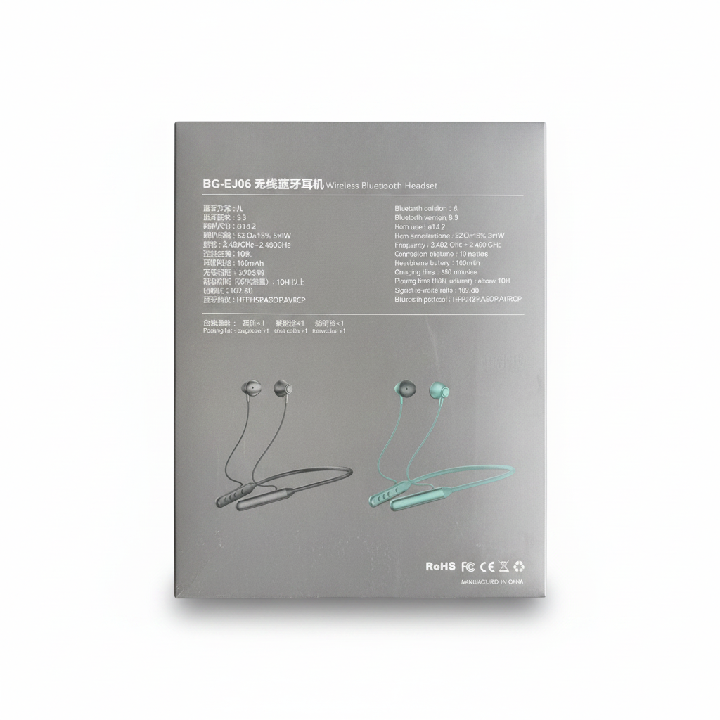 BG-EJ06 Wireless Bluetooth Headset Green image 2