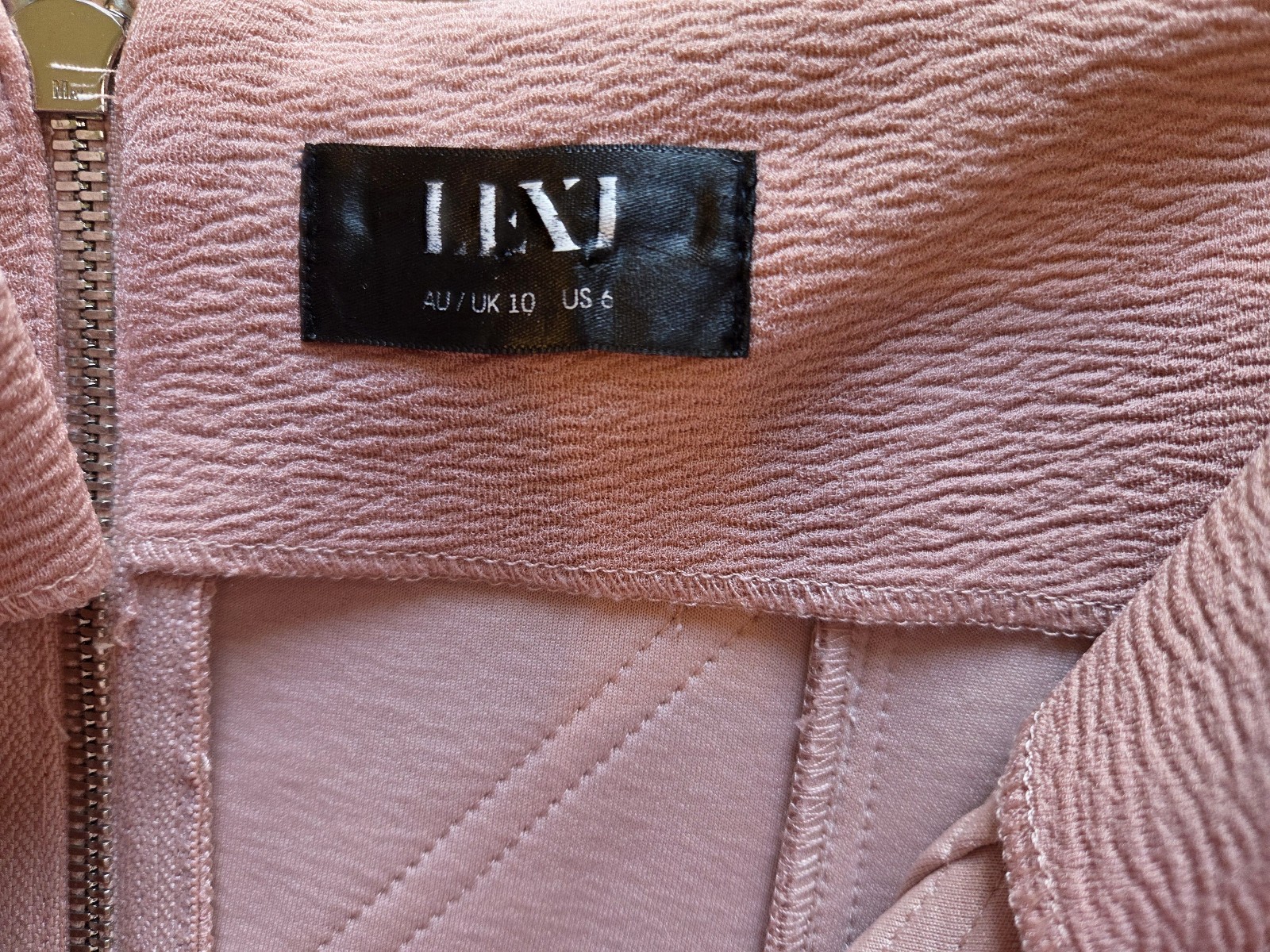LEXI Pink Strapless Midi Dress AU/UK 10 image 6