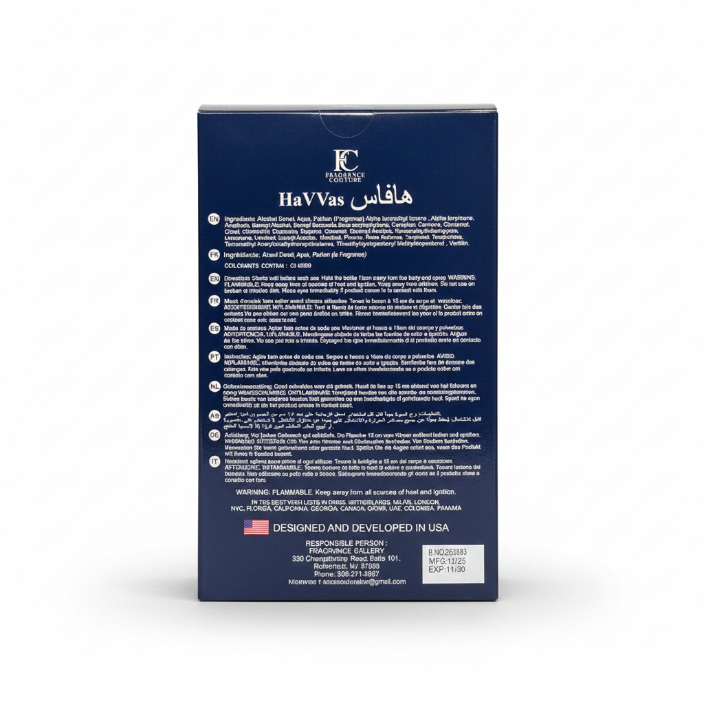 HaVvas Blue Eau de Parfum 100ml Natural Spray image 3