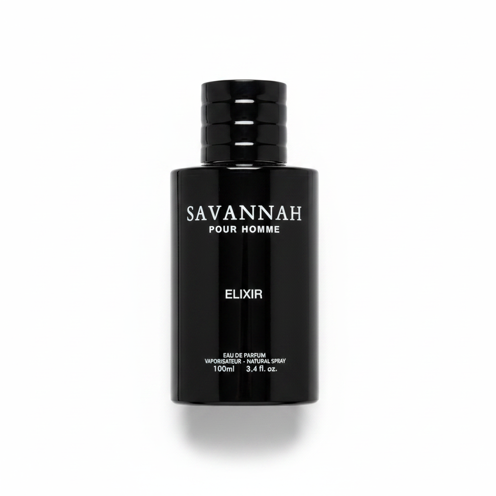 Savannah Black Elixir Eau de Parfum Pour Homme 100ml Men's Fragrance