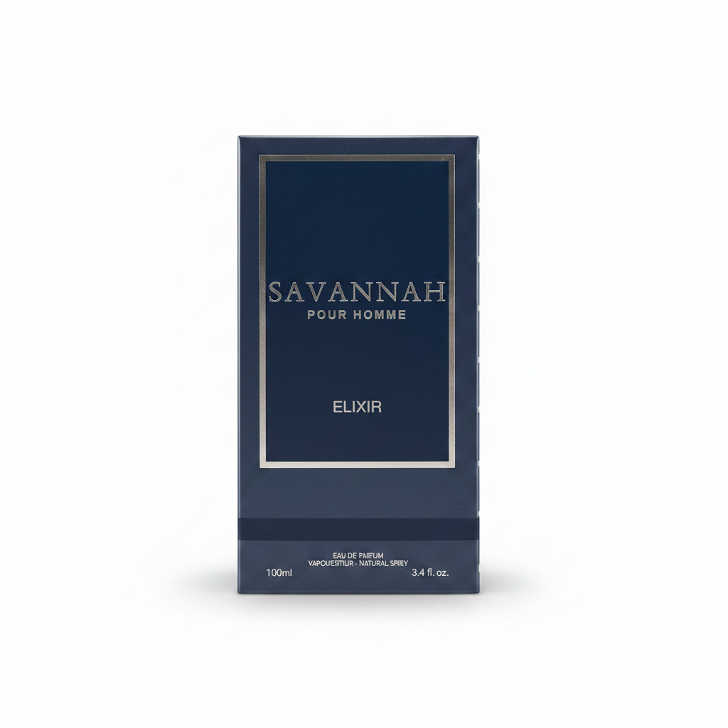 Savannah Black Elixir Eau de Parfum Pour Homme 100ml Men's Fragrance image 2