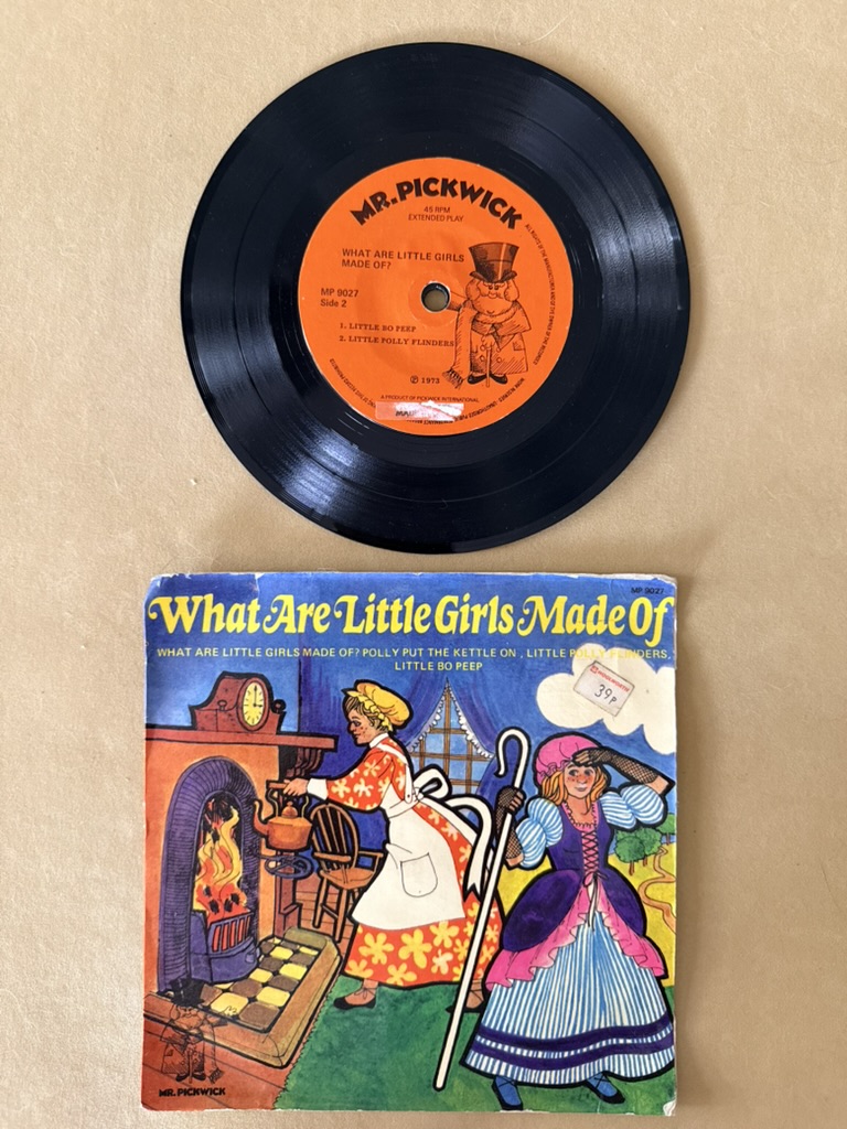 Mr. Pickwick What Are Little Girls Made Of 7" Vinyl Record 45 RPM Record