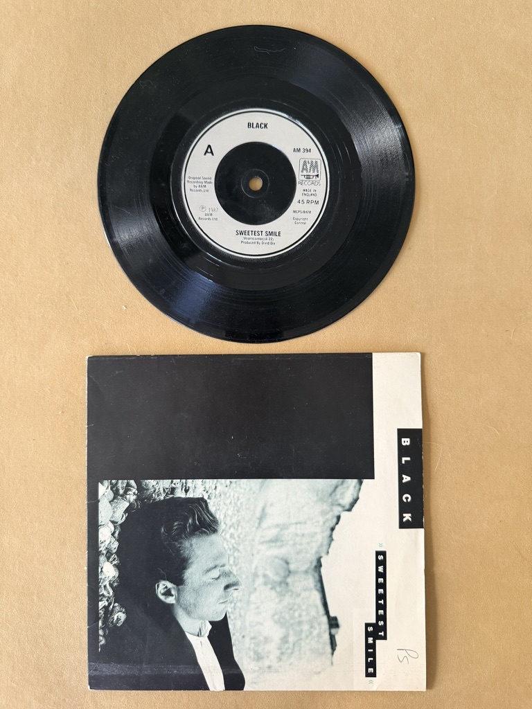 Black Sweetest Smile Sixteens Vinyl Single 7" Record