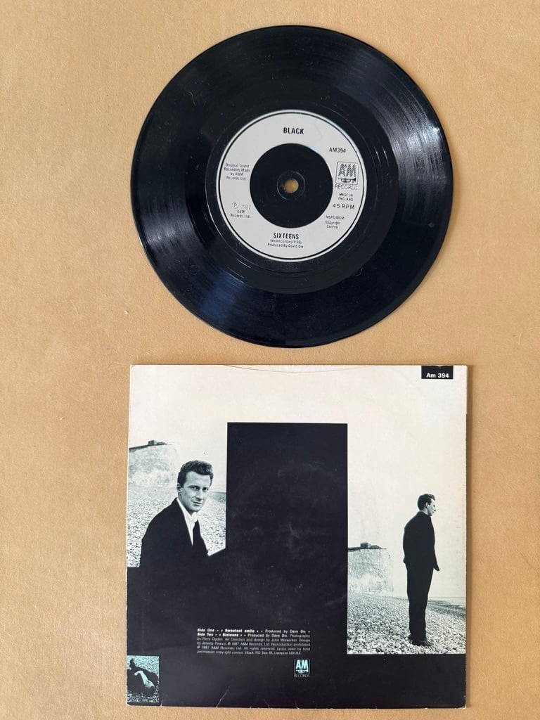 Black Sweetest Smile Sixteens Vinyl Single 7" Record image 2