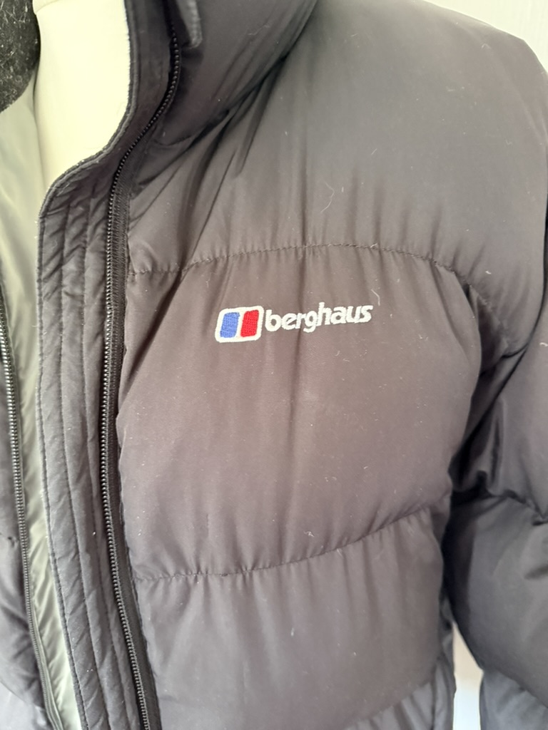 Berghaus Black Puffer Jacket Large 14 Unisex Warm Insulated Coat image 2