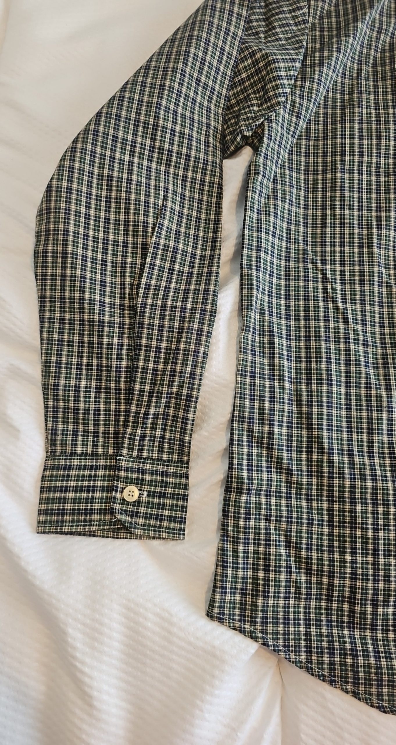 Champion Blue, Black & White Checked Shirt Medium Cotton Blend Country Style image 3