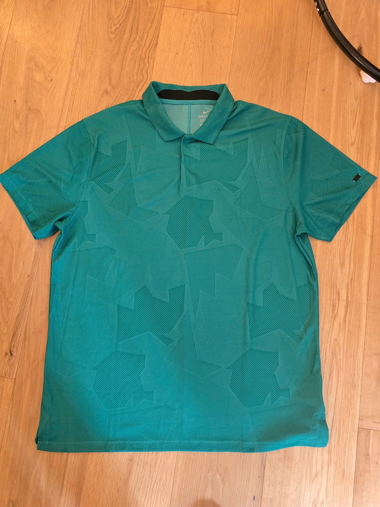 Nike Green Dri-Fit Tiger Woods Polo Shirt XL Standard Fit