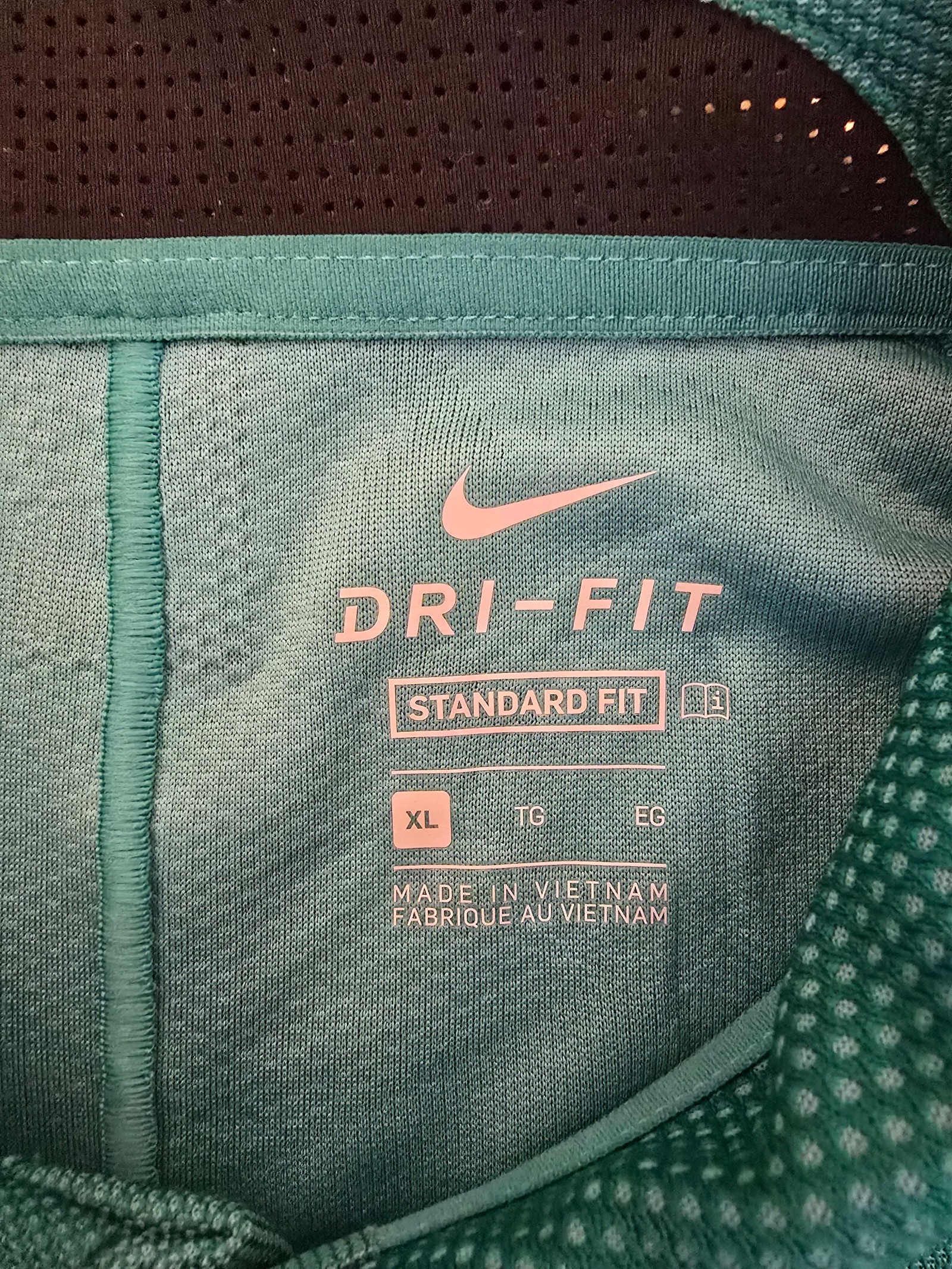 Nike Green Dri-Fit Tiger Woods Polo Shirt XL Standard Fit image 4