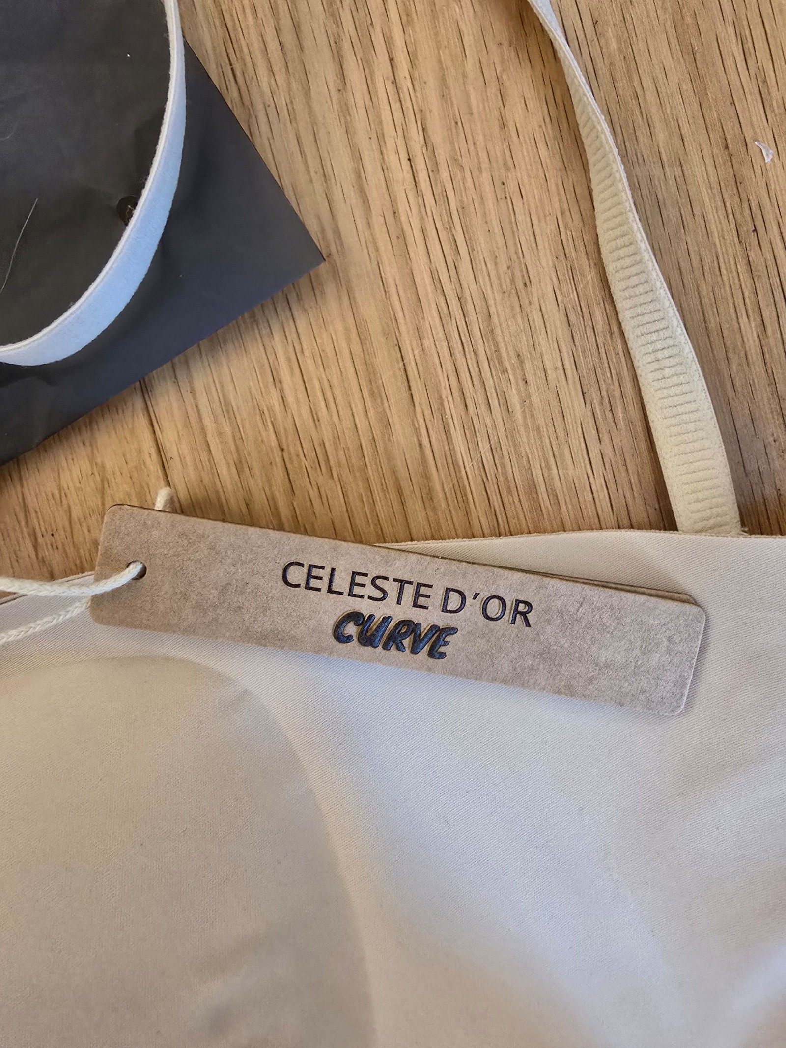 Celeste D'Or Nude Strapless & Removable Strap Bra XL 30 Nylon & Spandex image 4