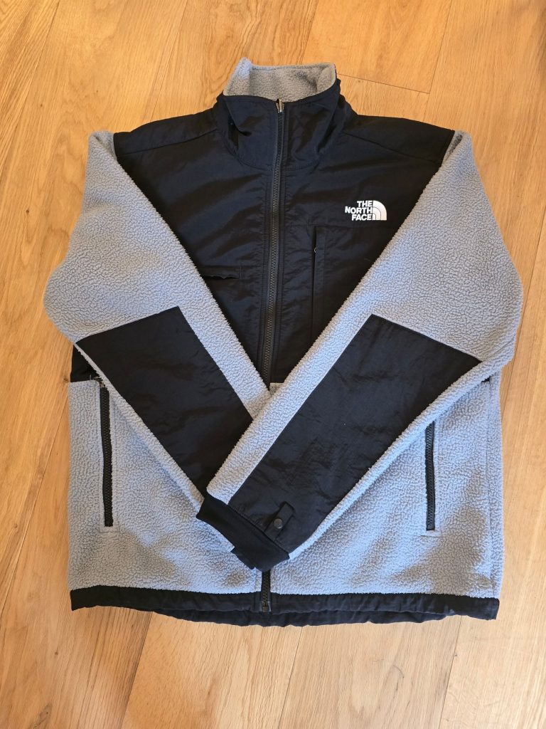 The North Face Black & Grey Fleece Jacket Mens M/Womens L