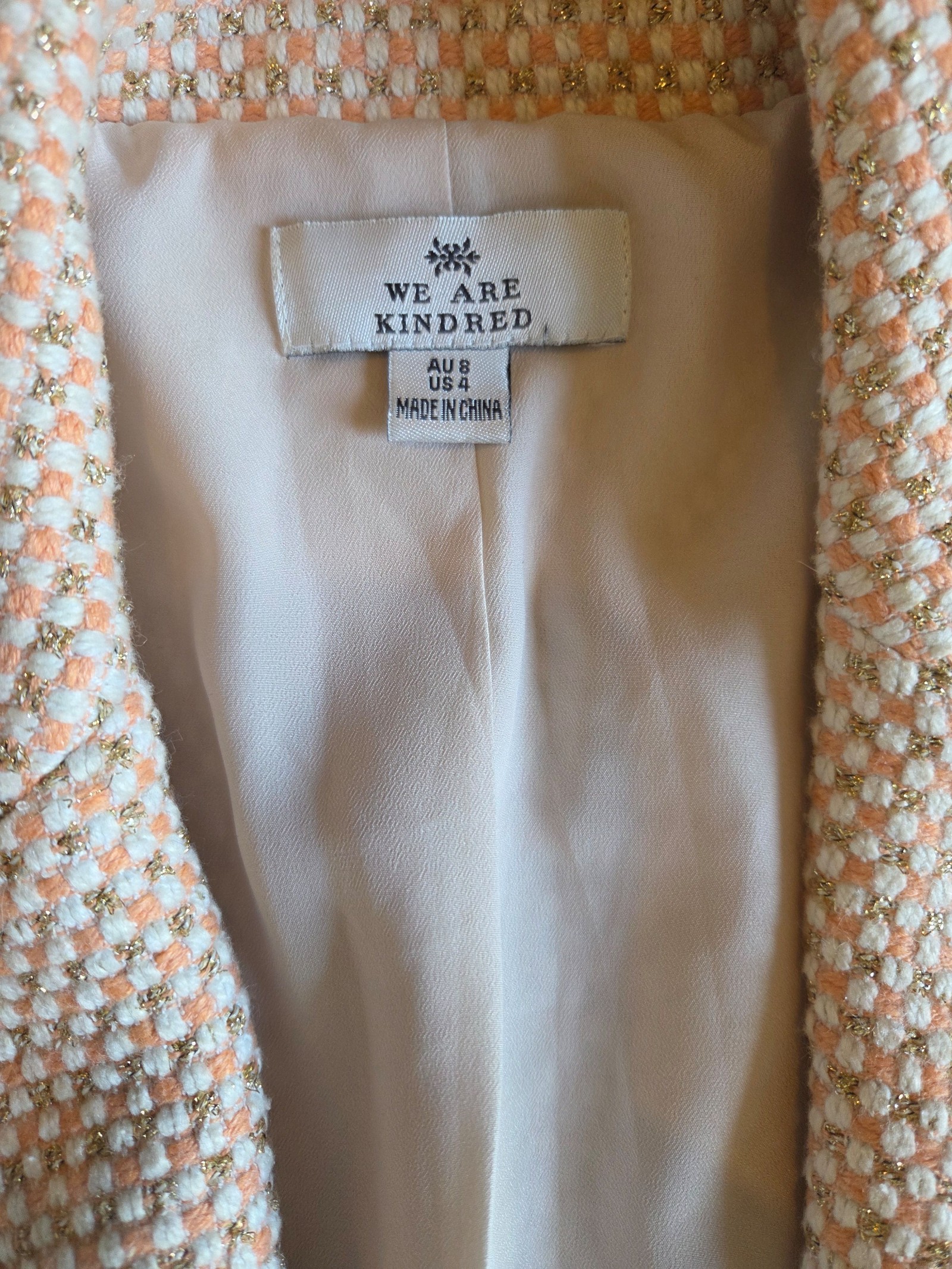 We Are Kindred Tweed Blazer AU 8 image 2
