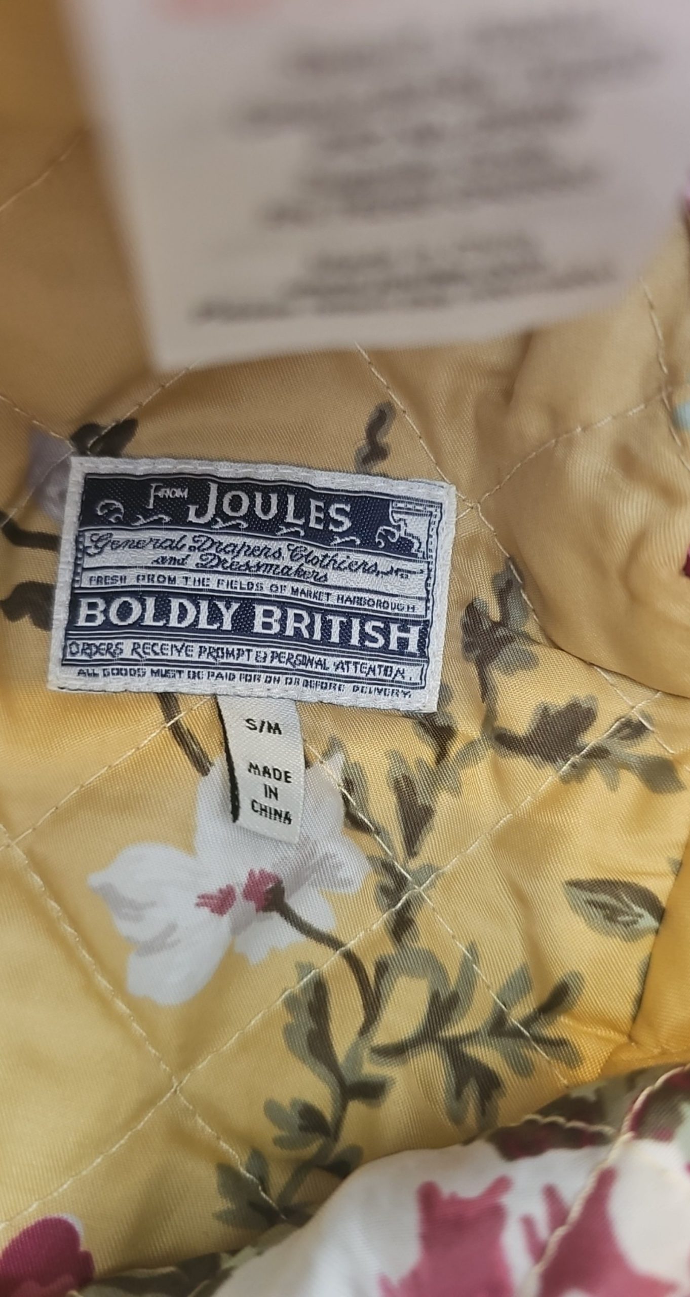 Joules Basil Tweed Brown Wool Bucket Hat Small Medium image 2