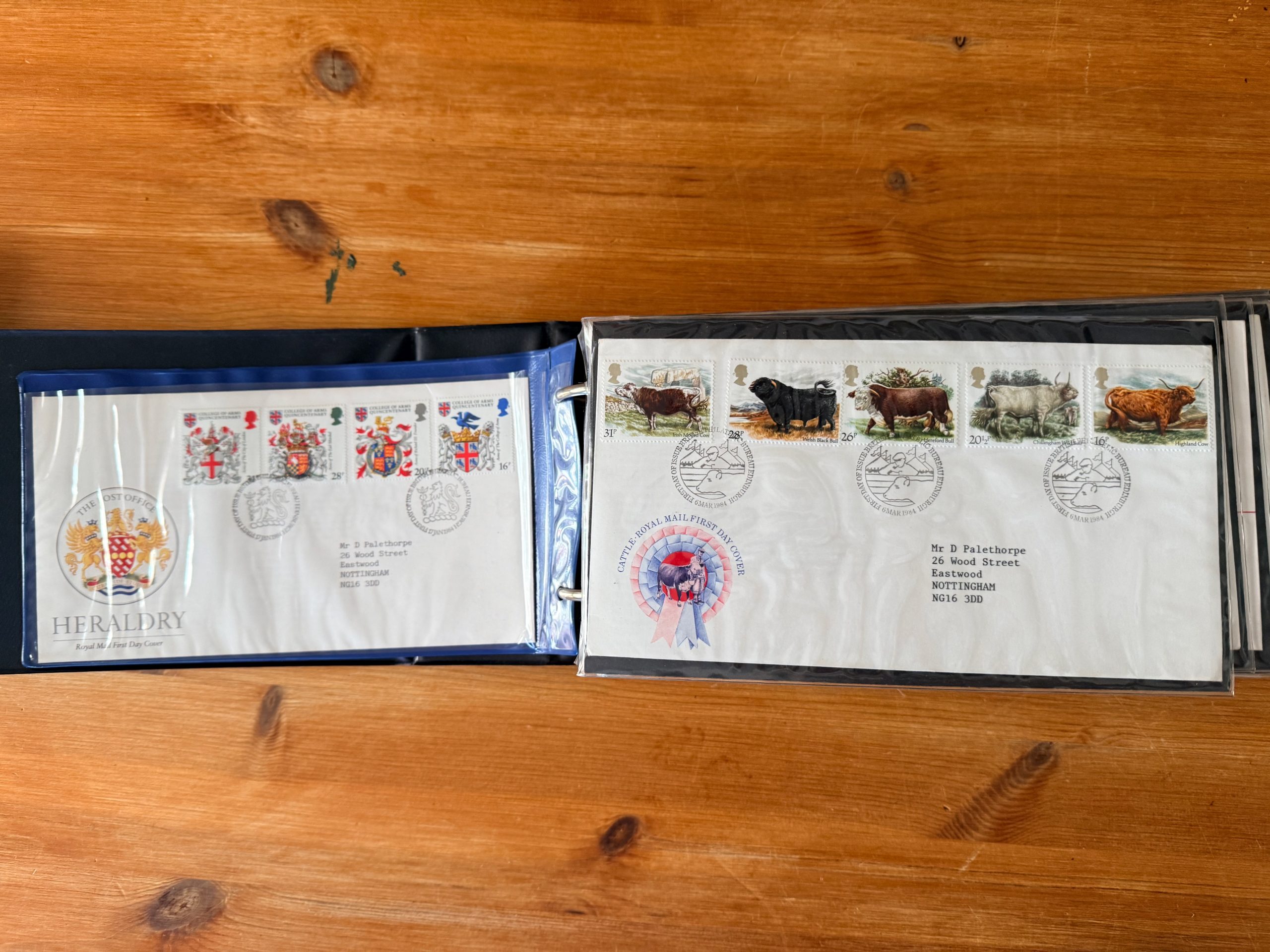 1984-1992 First Day Cover Stamp Collection Royal Mail Binder FDC 80 1984, 1985, 1986, 1987, 1988, 1989, 1990, 1991, 1992 image 2