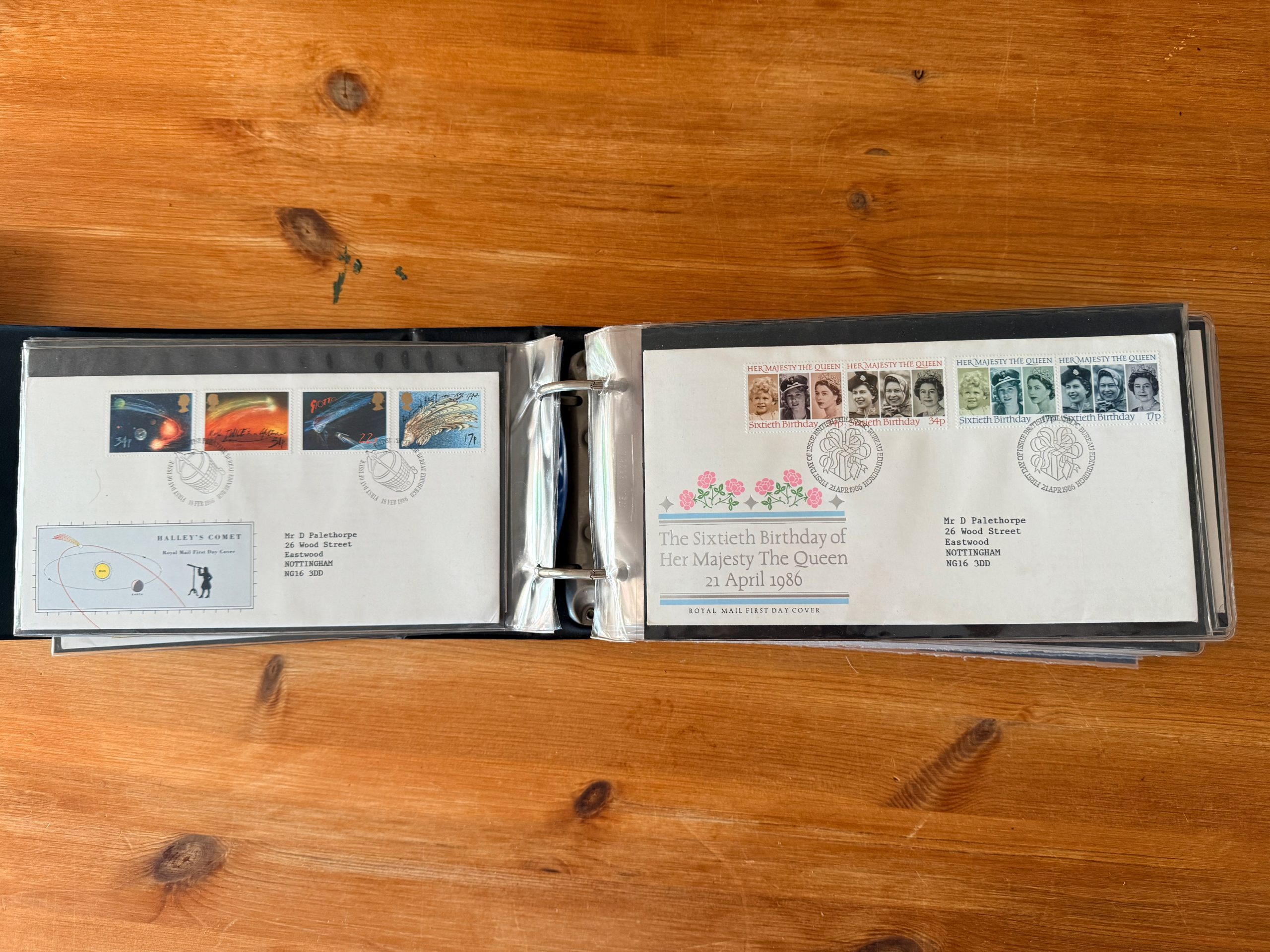 1984-1992 First Day Cover Stamp Collection Royal Mail Binder FDC 80 1984, 1985, 1986, 1987, 1988, 1989, 1990, 1991, 1992 image 3