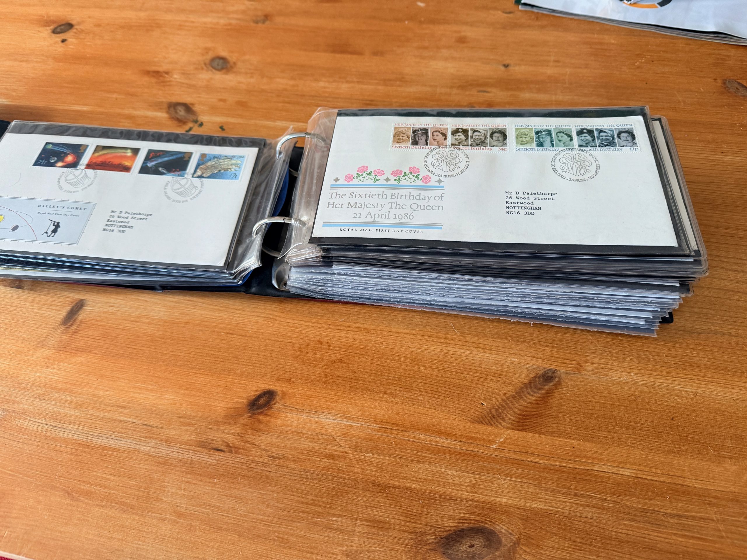 1984-1992 First Day Cover Stamp Collection Royal Mail Binder FDC 80 1984, 1985, 1986, 1987, 1988, 1989, 1990, 1991, 1992 image 4
