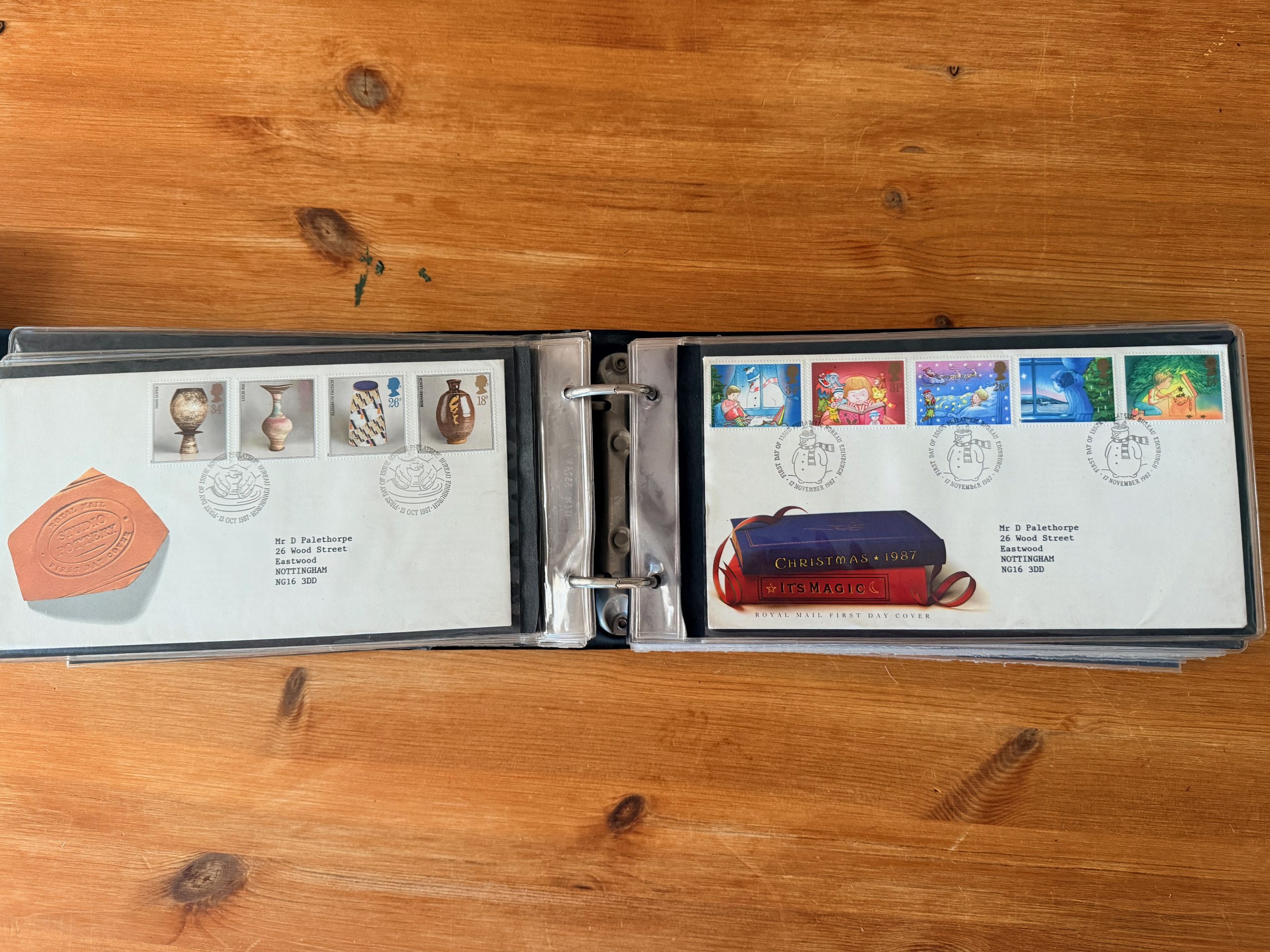 1984-1992 First Day Cover Stamp Collection Royal Mail Binder FDC 80 1984, 1985, 1986, 1987, 1988, 1989, 1990, 1991, 1992 image 6