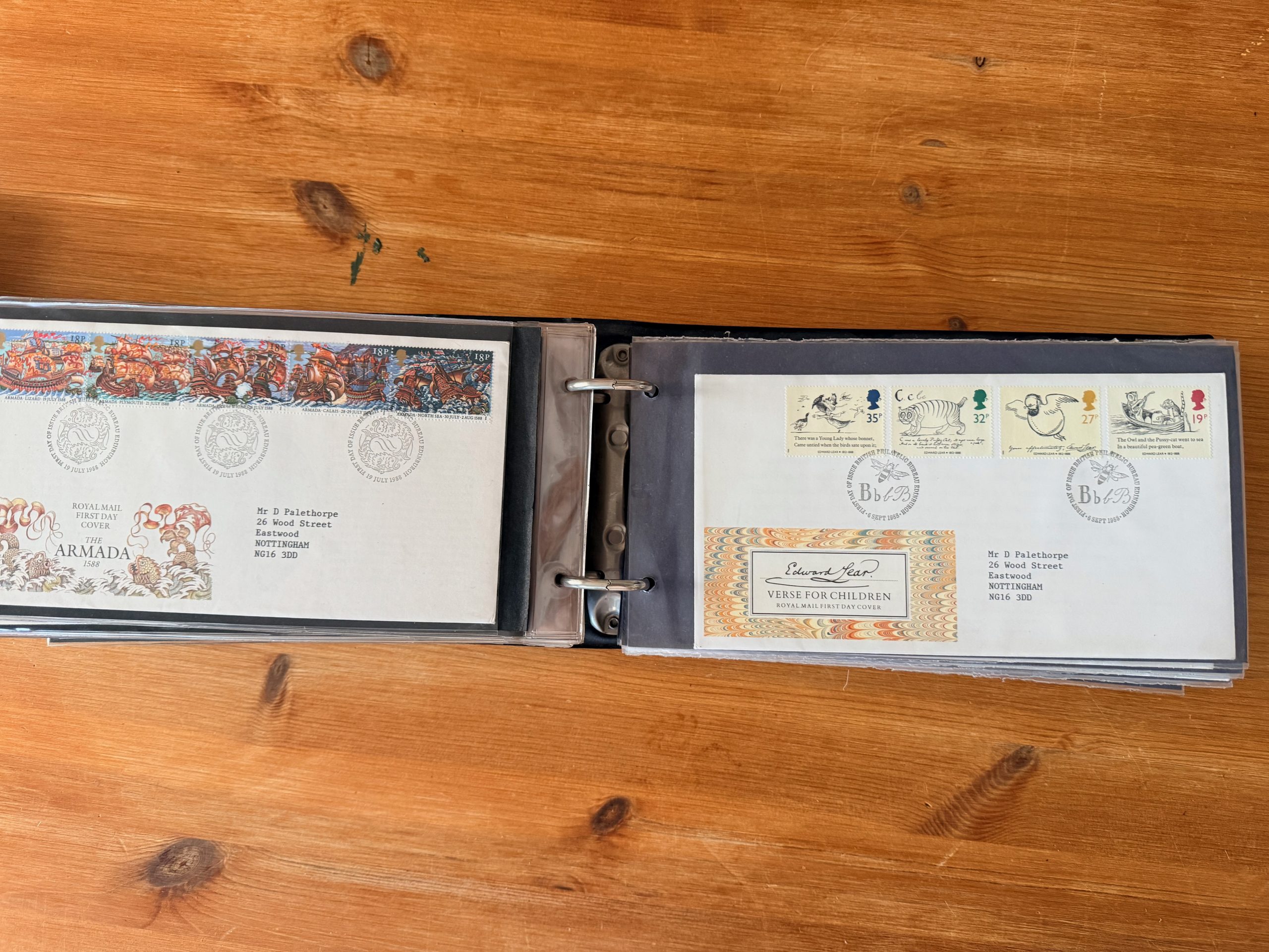 1984-1992 First Day Cover Stamp Collection Royal Mail Binder FDC 80 1984, 1985, 1986, 1987, 1988, 1989, 1990, 1991, 1992 image 7