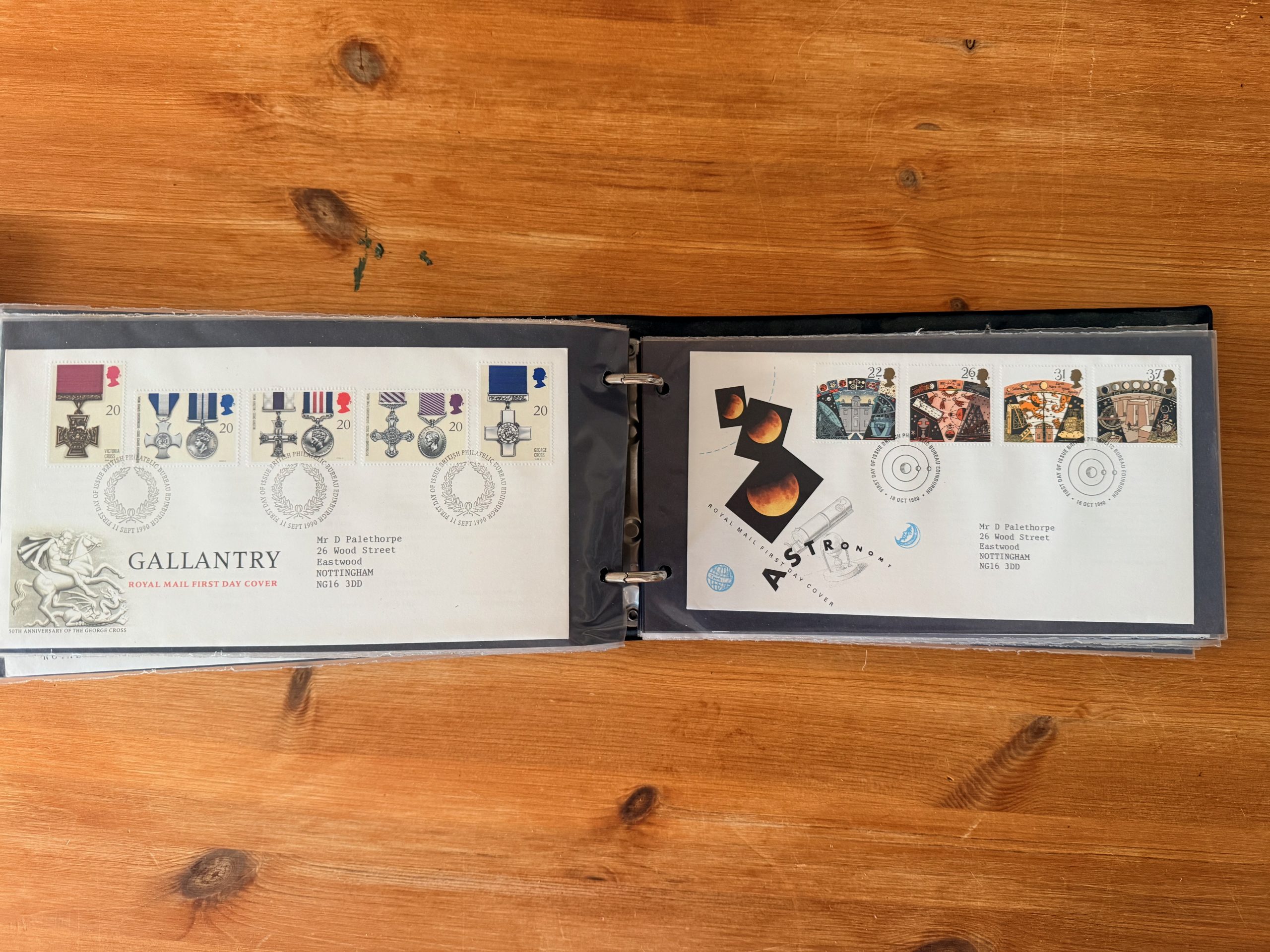 1984-1992 First Day Cover Stamp Collection Royal Mail Binder FDC 80 1984, 1985, 1986, 1987, 1988, 1989, 1990, 1991, 1992 image 8