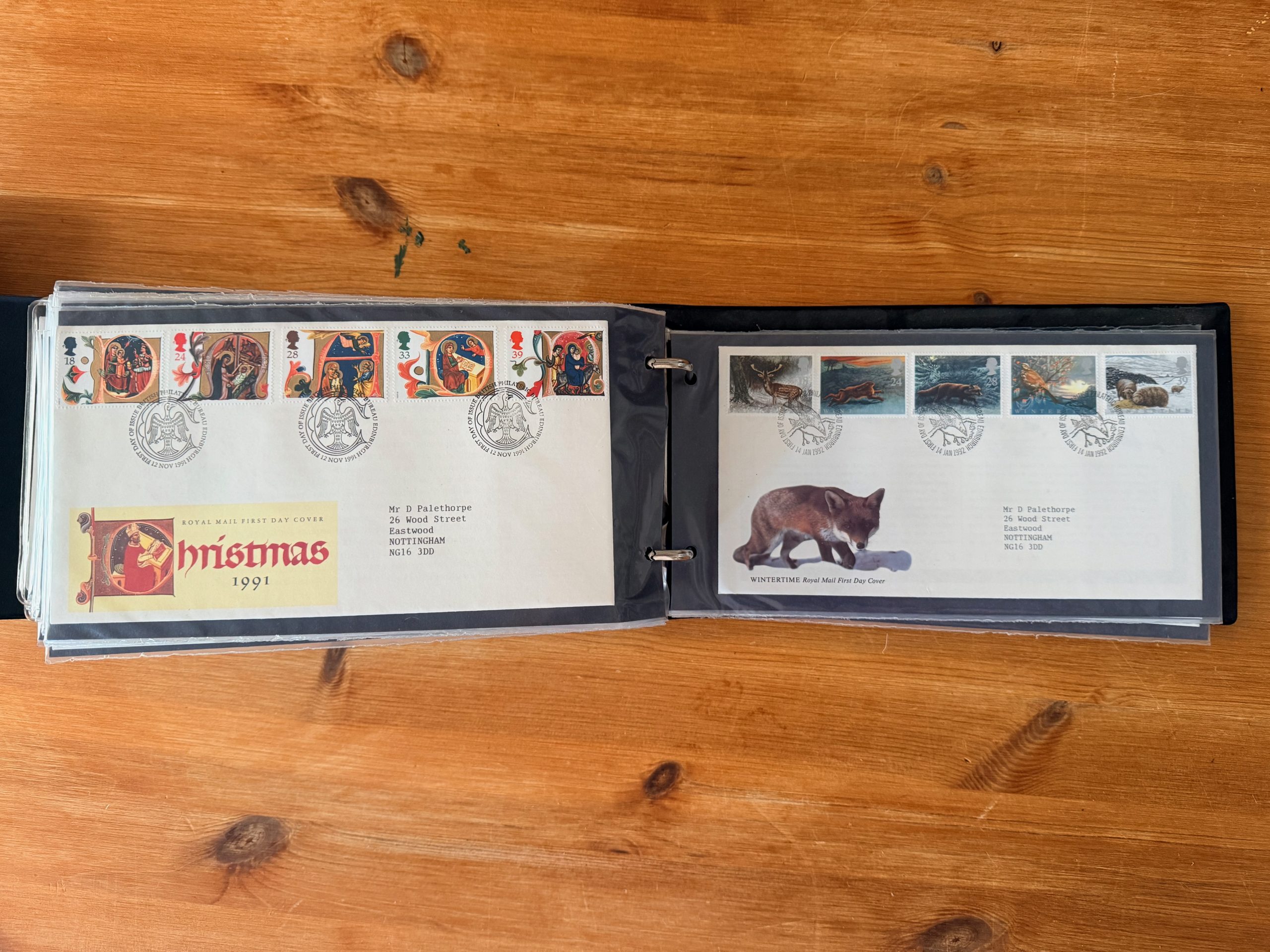 1984-1992 First Day Cover Stamp Collection Royal Mail Binder FDC 80 1984, 1985, 1986, 1987, 1988, 1989, 1990, 1991, 1992 image 9