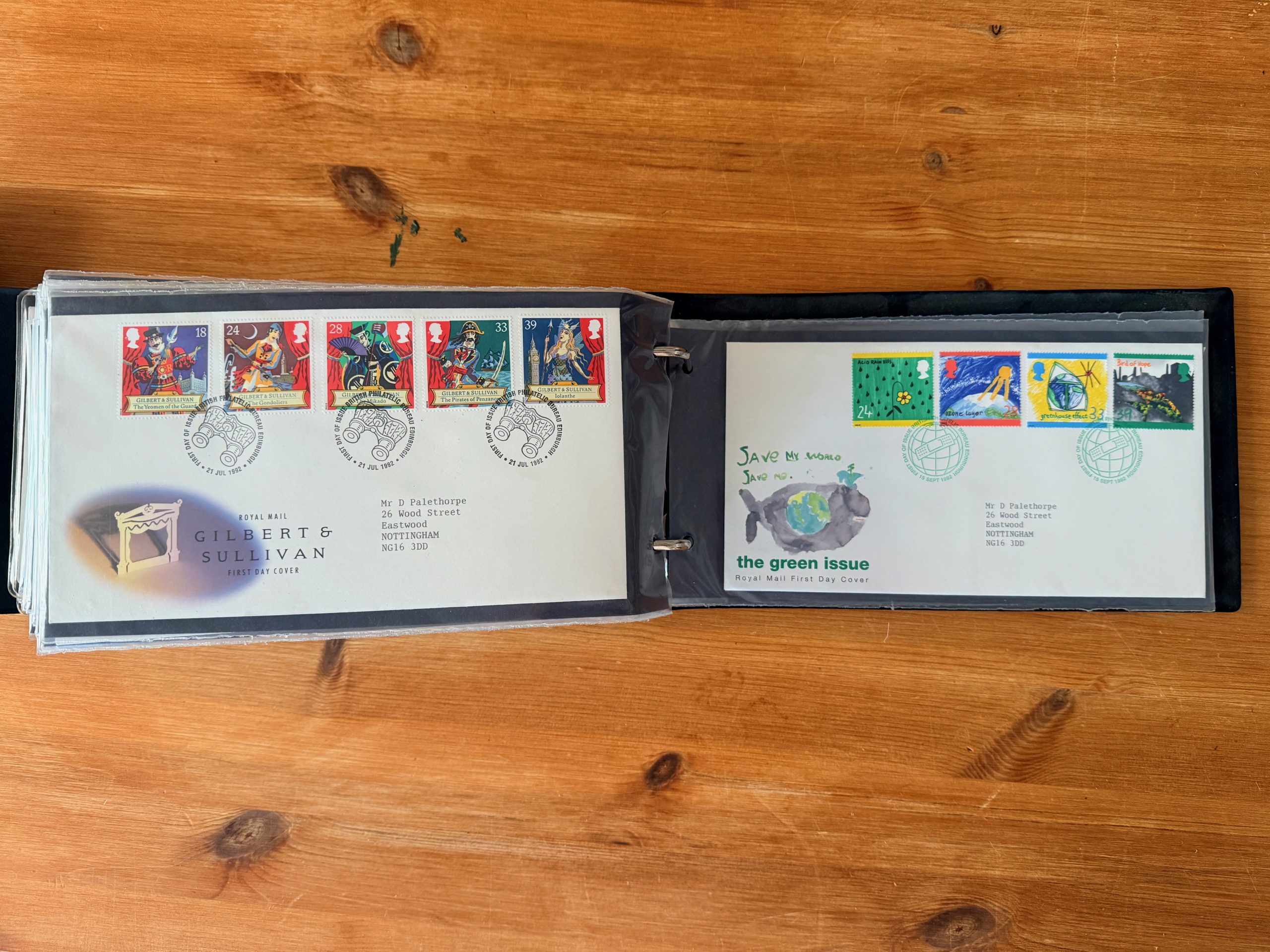 1984-1992 First Day Cover Stamp Collection Royal Mail Binder FDC 80 1984, 1985, 1986, 1987, 1988, 1989, 1990, 1991, 1992 image 10