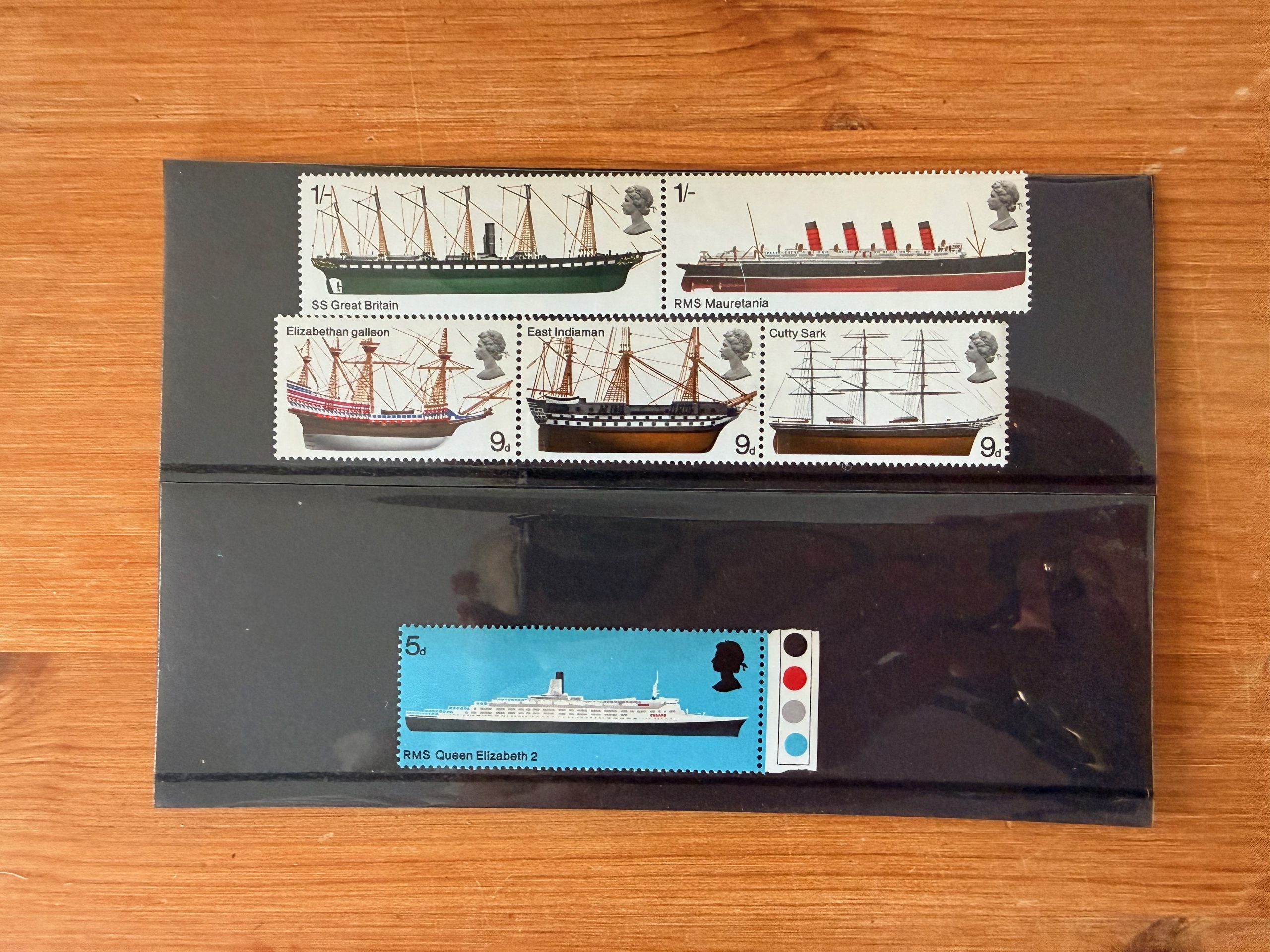 British Ships Commemorative Stamp Set MINT 1969