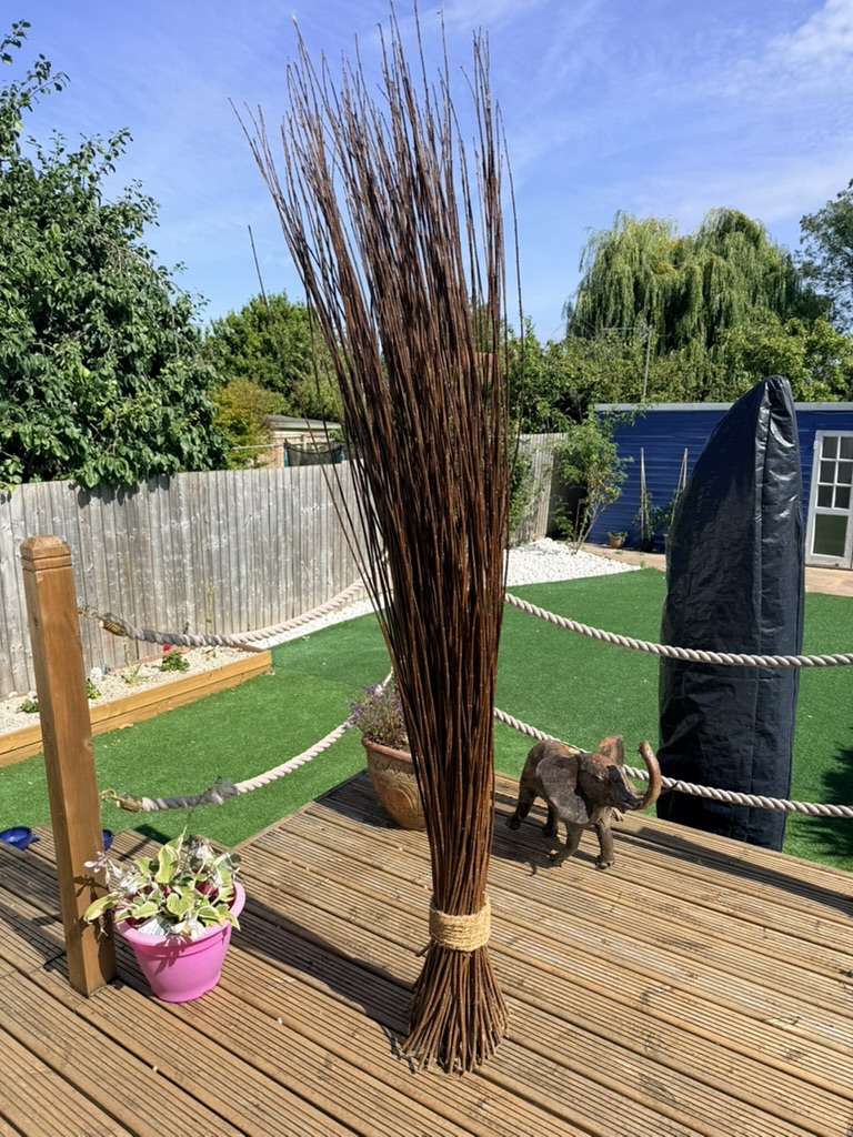 Natural Brown Decorative Willow Twigs Bundle