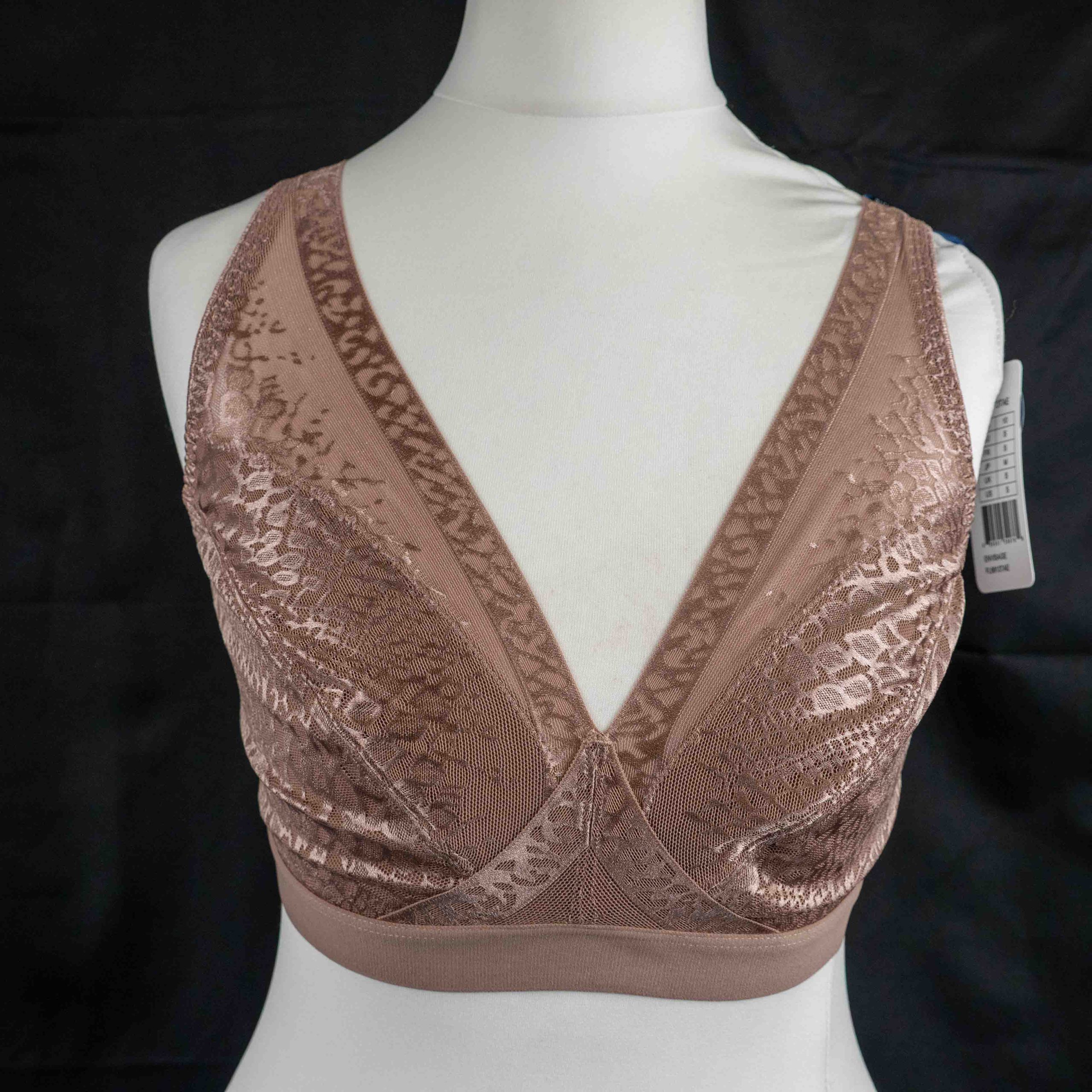Fantasie Brown Lace Bra UK S NWT
