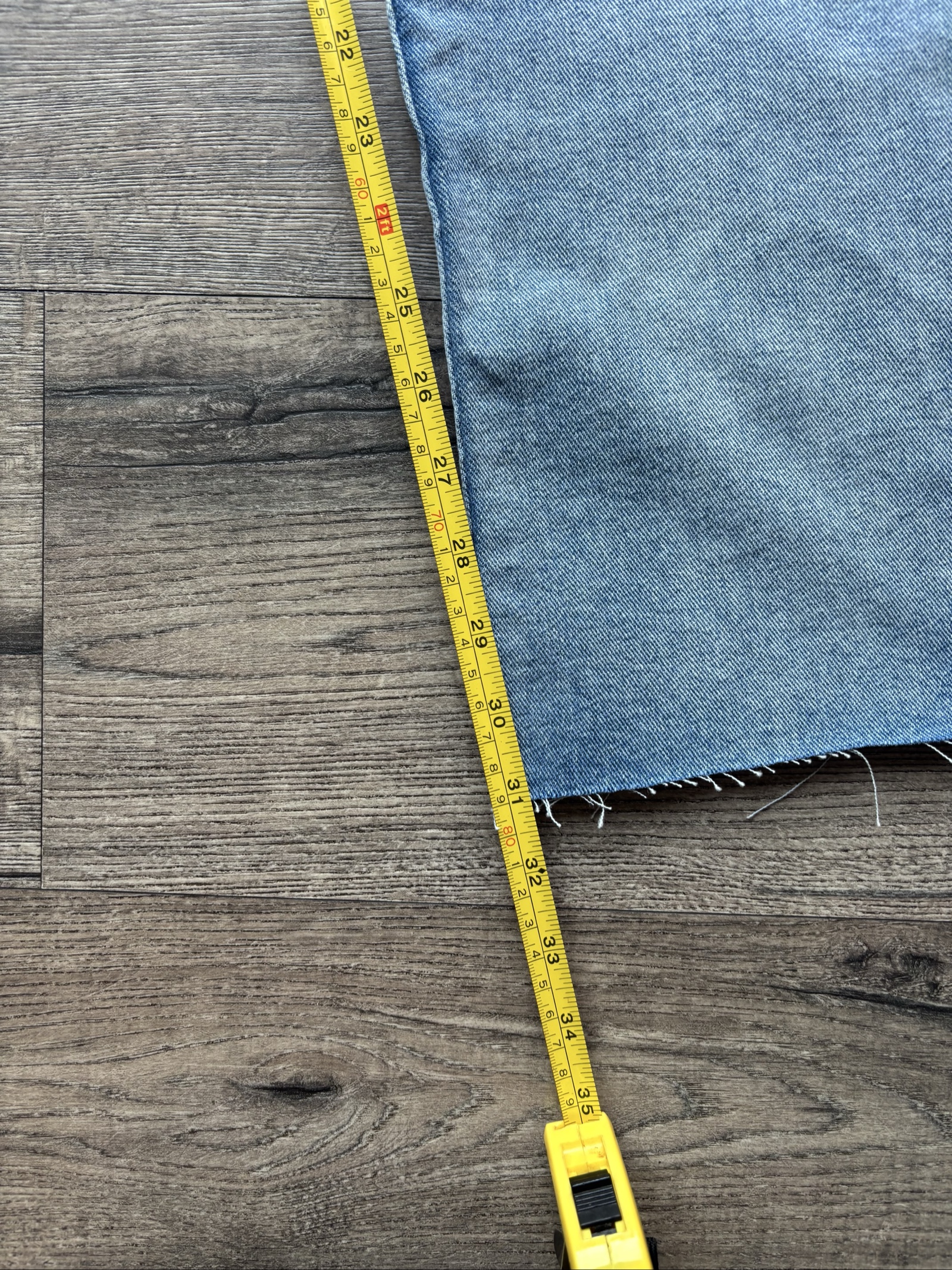 Brave Soul Light Blue Wide Leg Distress Jeans UK 22 image 6