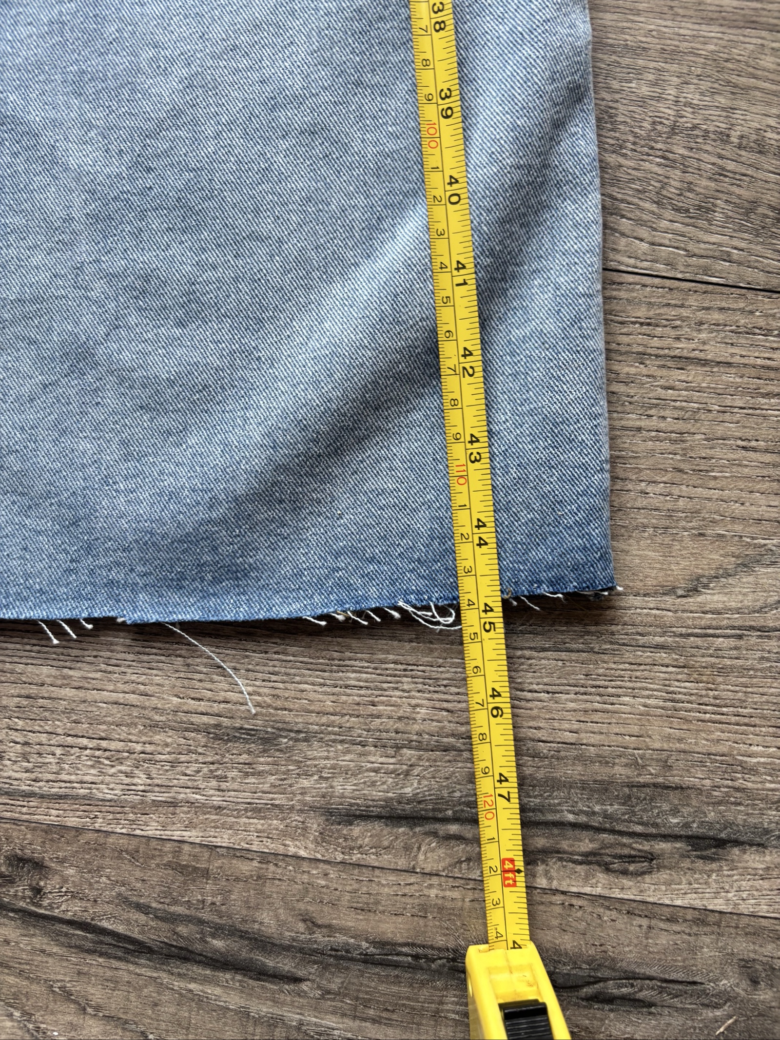Brave Soul Light Blue Wide Leg Distress Jeans UK 22 image 8