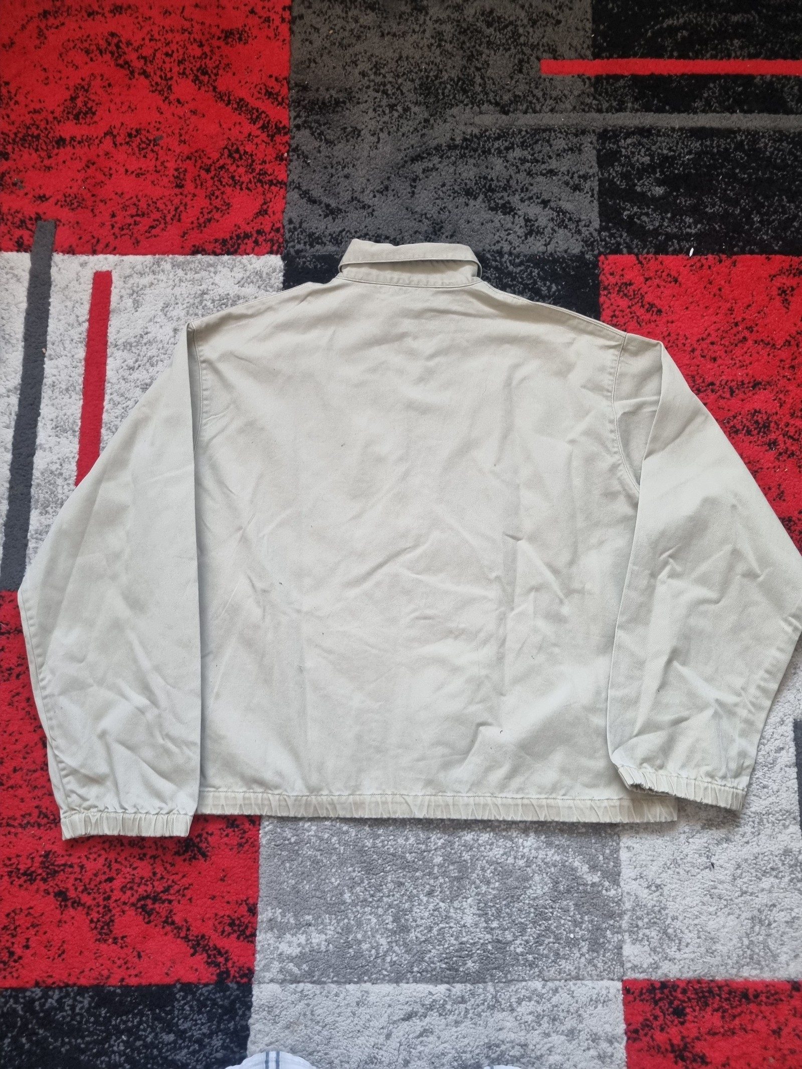 Polo Ralph Lauren Beige Cotton Harrington Jacket Medium image 6