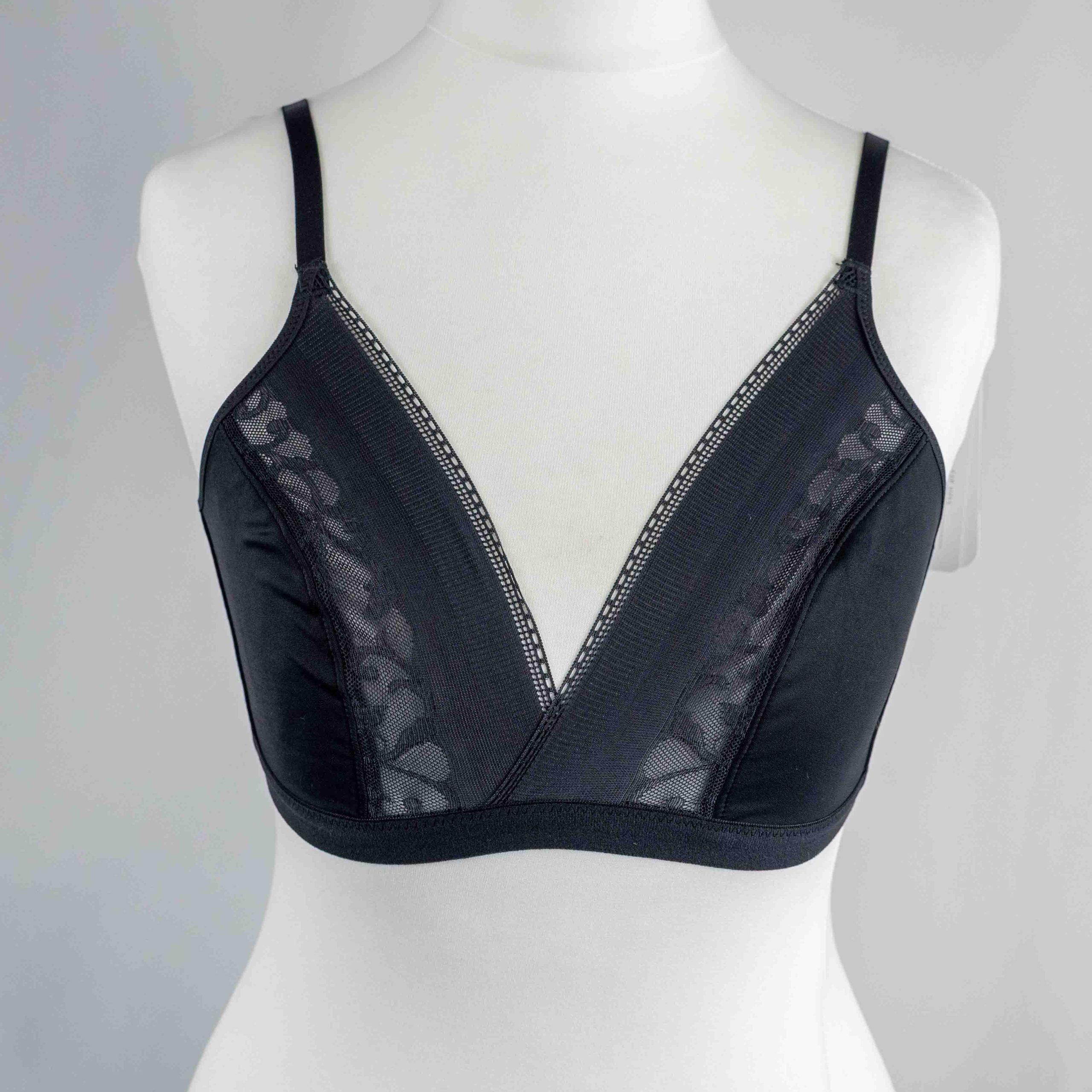 Wacoal Black Gloire Lace Bra Large NWT
