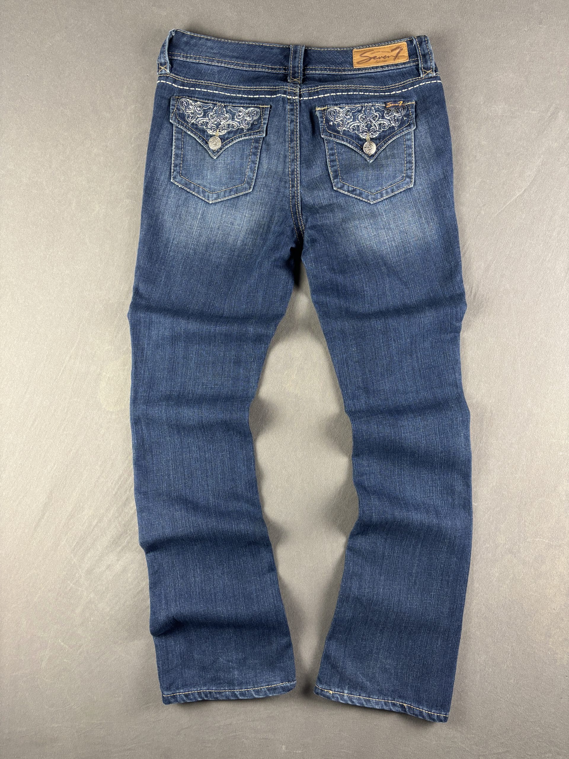 Seven7 Bootcut Jeans | Dunkelblau | Größe 6
