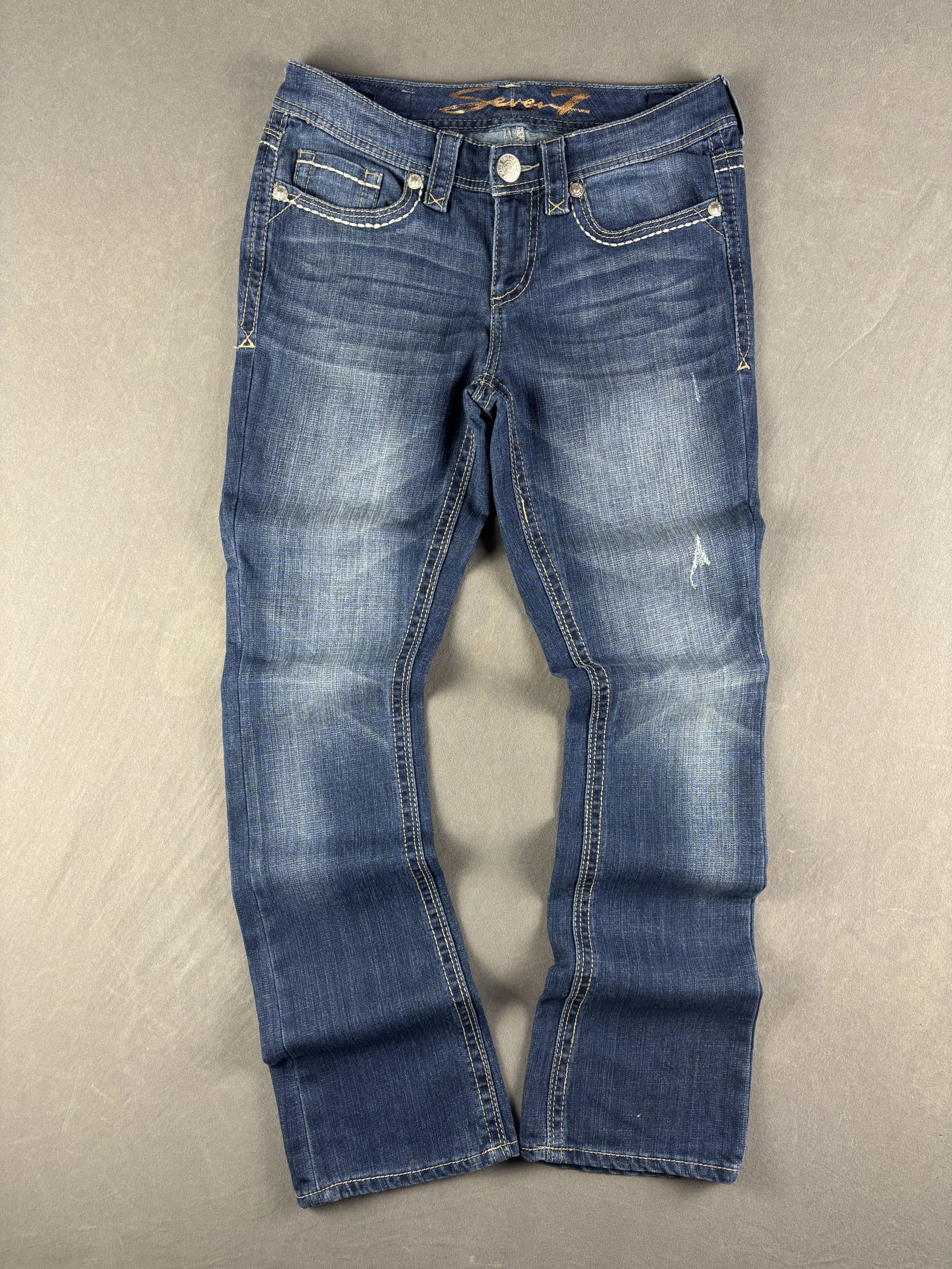 Seven7 Bootcut Jeans | Dunkelblau | Größe 6 image 2