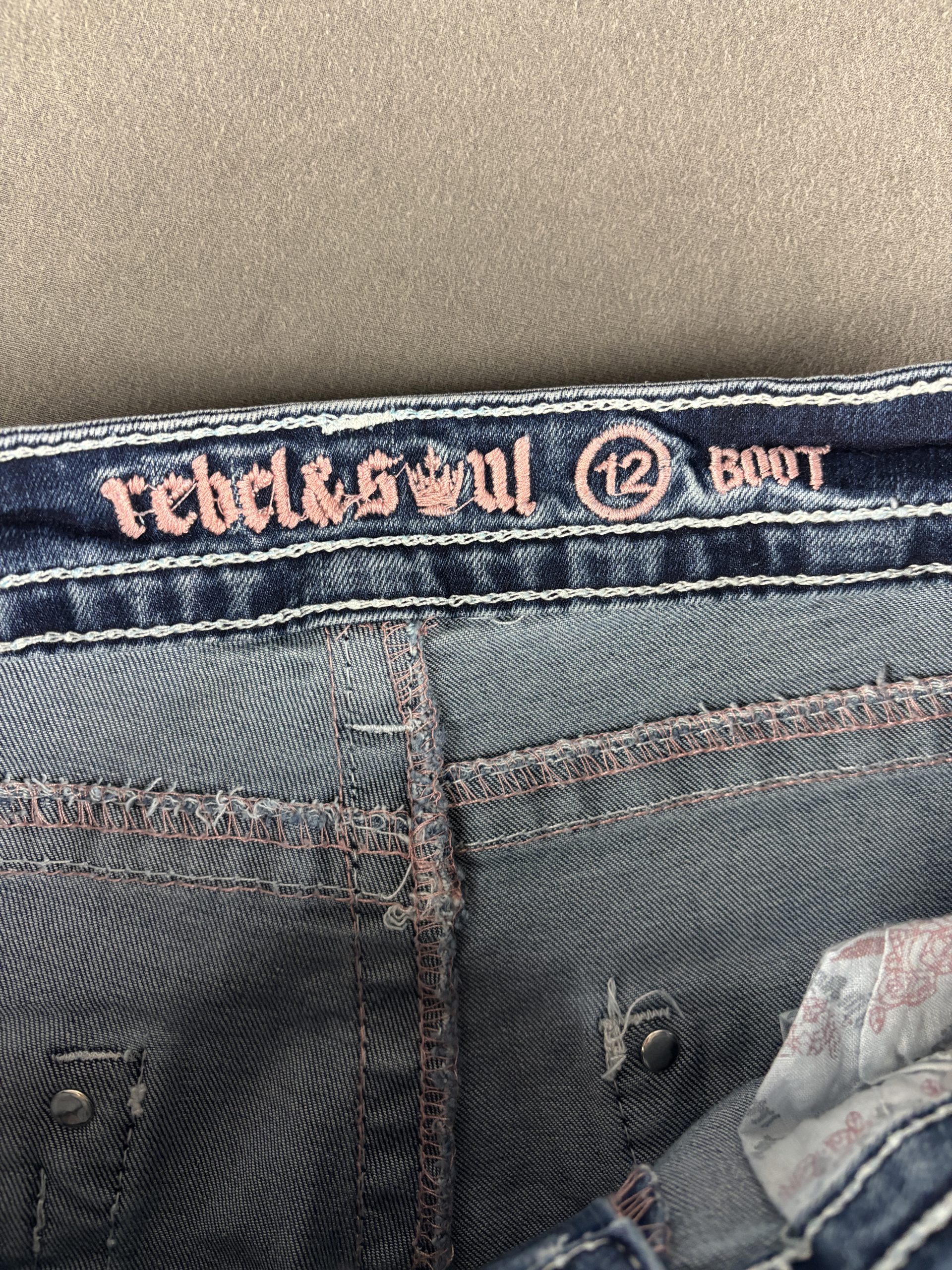 Rebel & Soul Bootcut Jeans | Mittelblau | 12 image 6